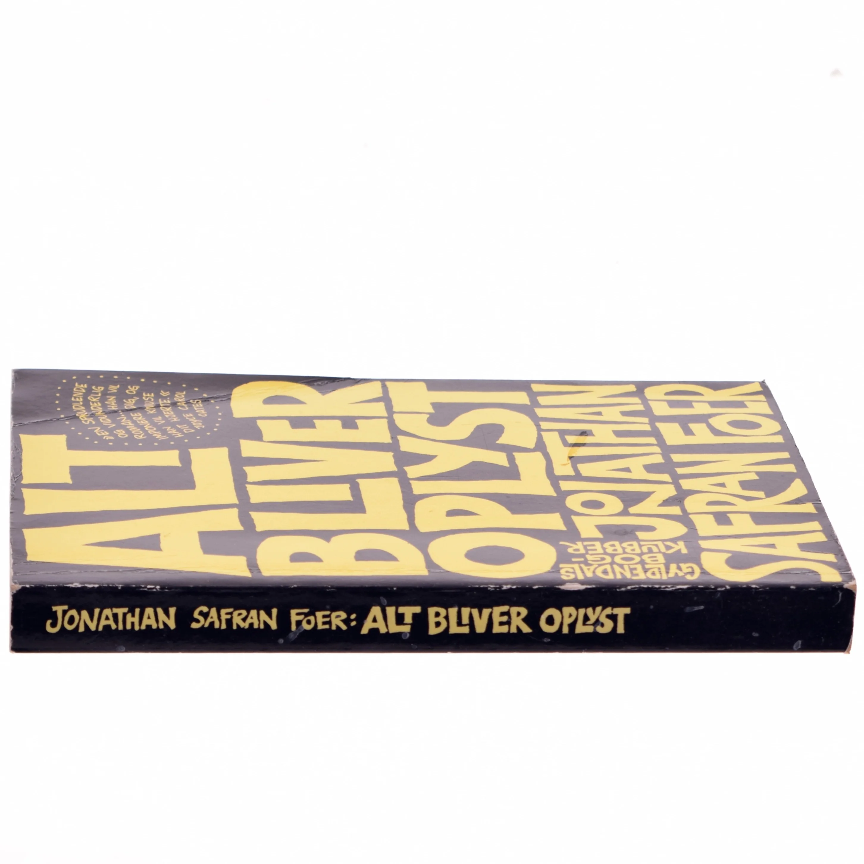 Alt bliver oplyst : en roman af Jonathan Safran Foer (Bog)