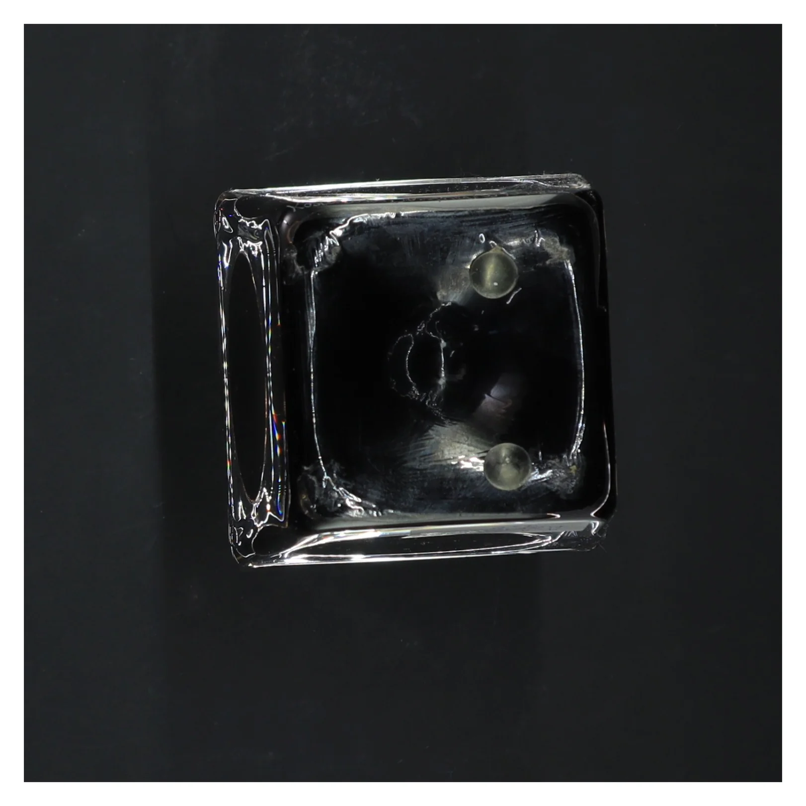 Glasflaske med låg, Kosta Boda fra Kosta Boda (str. 18,5 cm)