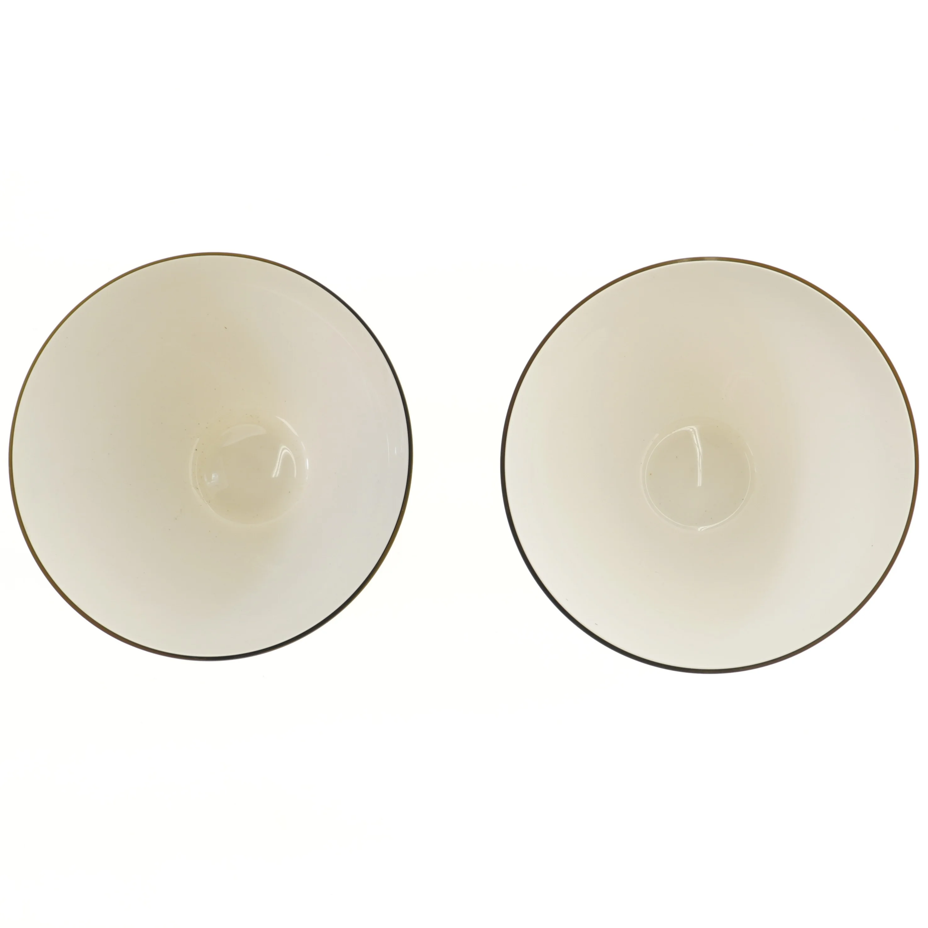 Dekorative skåle fra Holmegaard (str. Ø 24,5x15 cm)