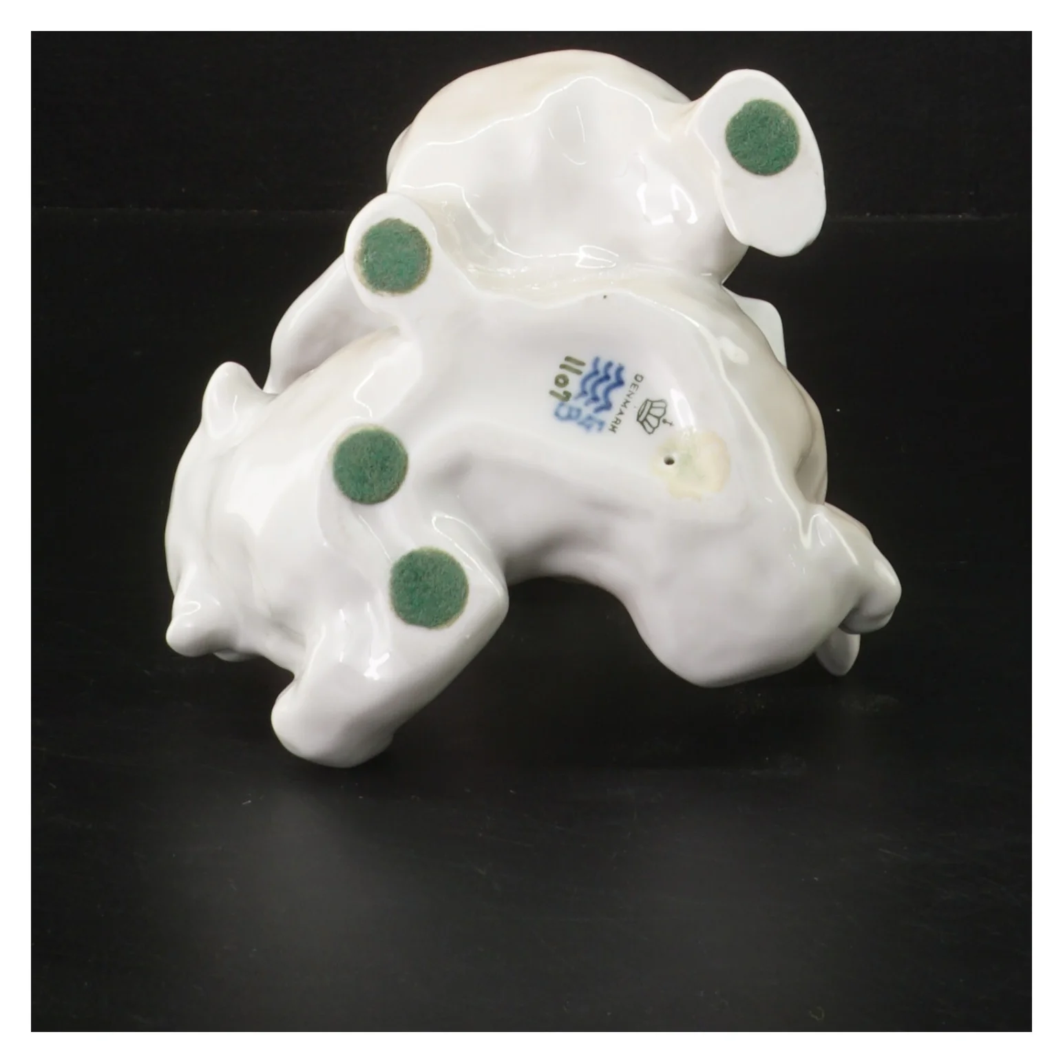 Porcelænsfigur af legende bjørne fra Royal Copenhagen (str. 15 cm)