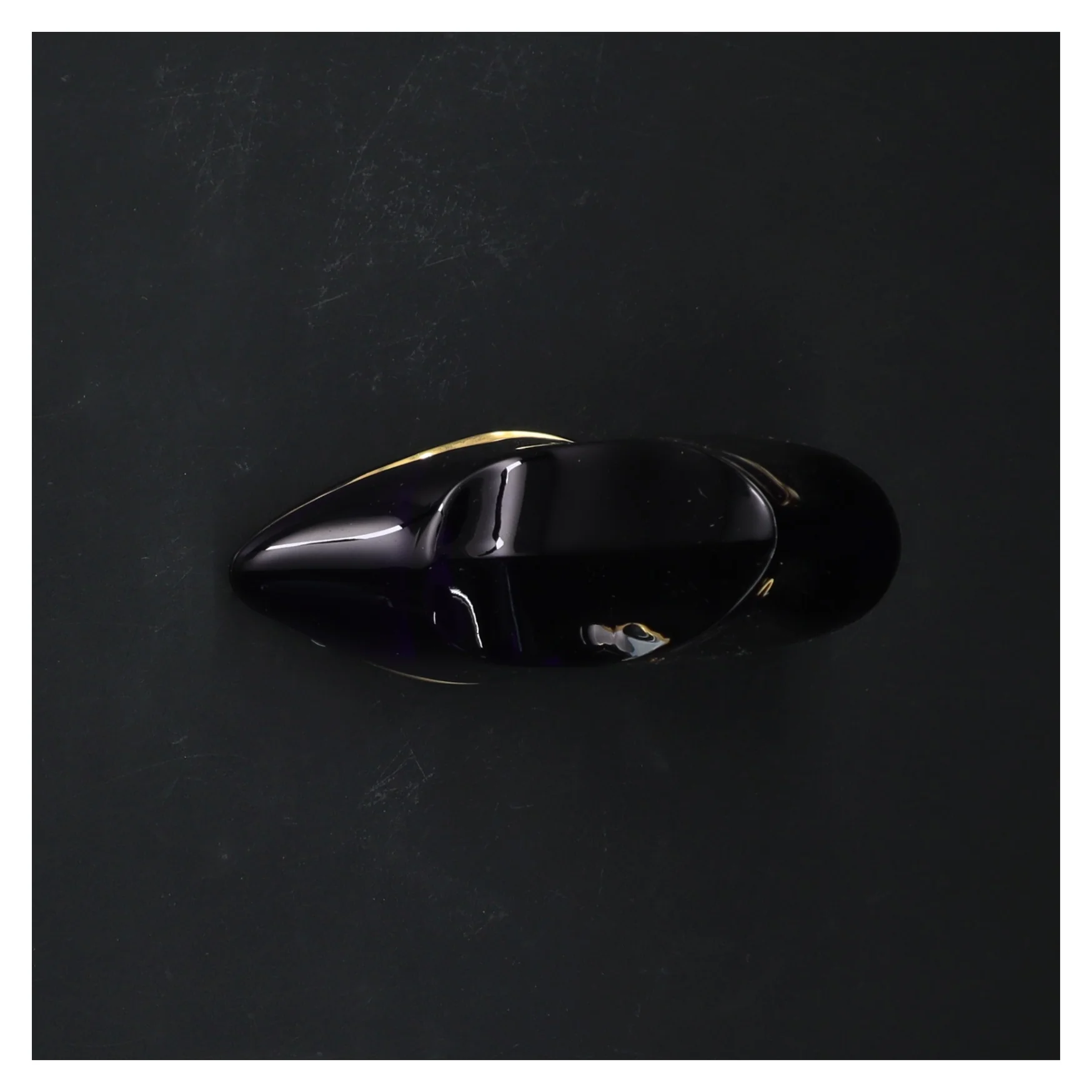 Højhælet sko i glas (str. 11x12x4,5 cm) fra kosta boda