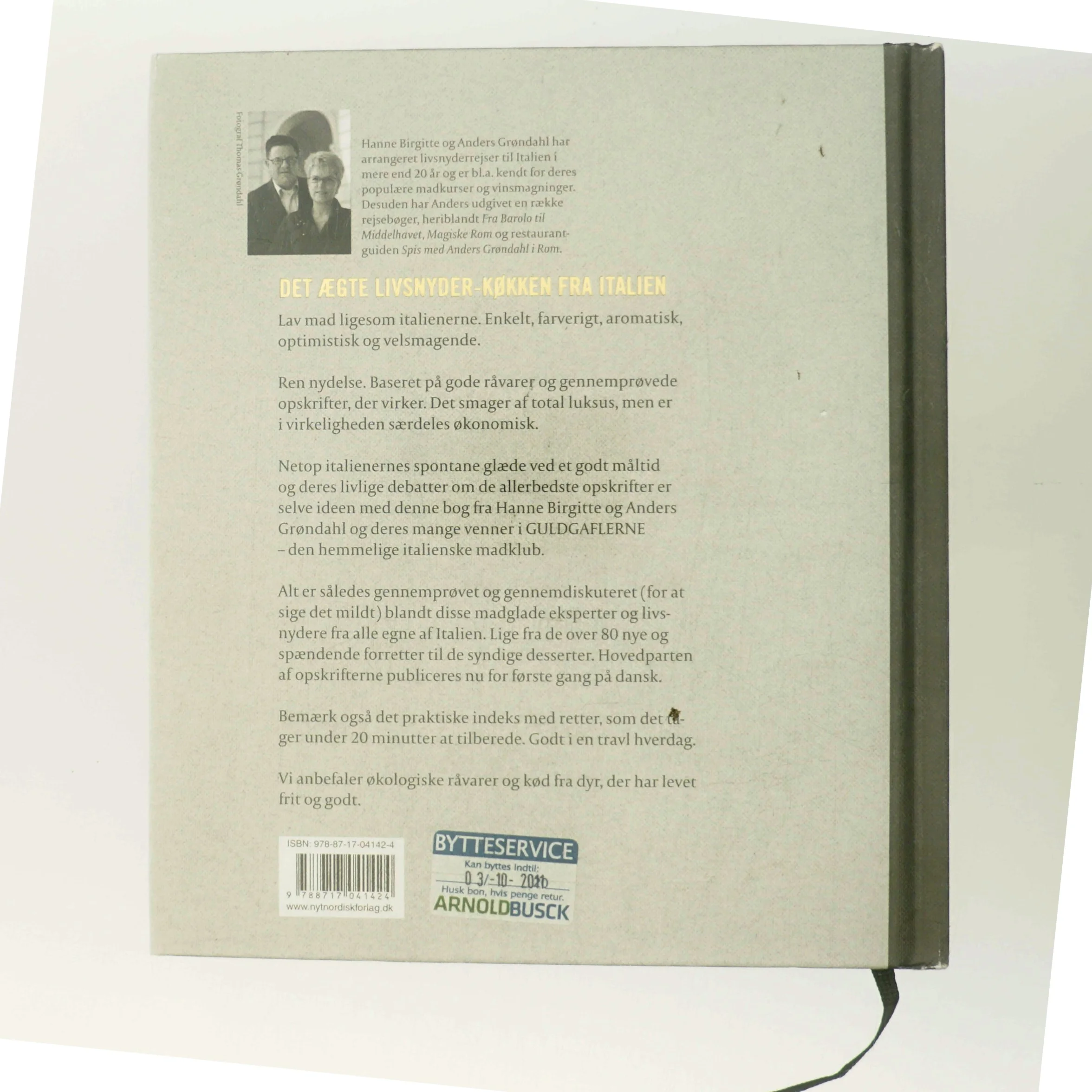 Den hemmelige italienske madklub "Guldgaflerne" : de 173 bedste opskrifter af Hanne Birgitte Grøndahl (Bog)