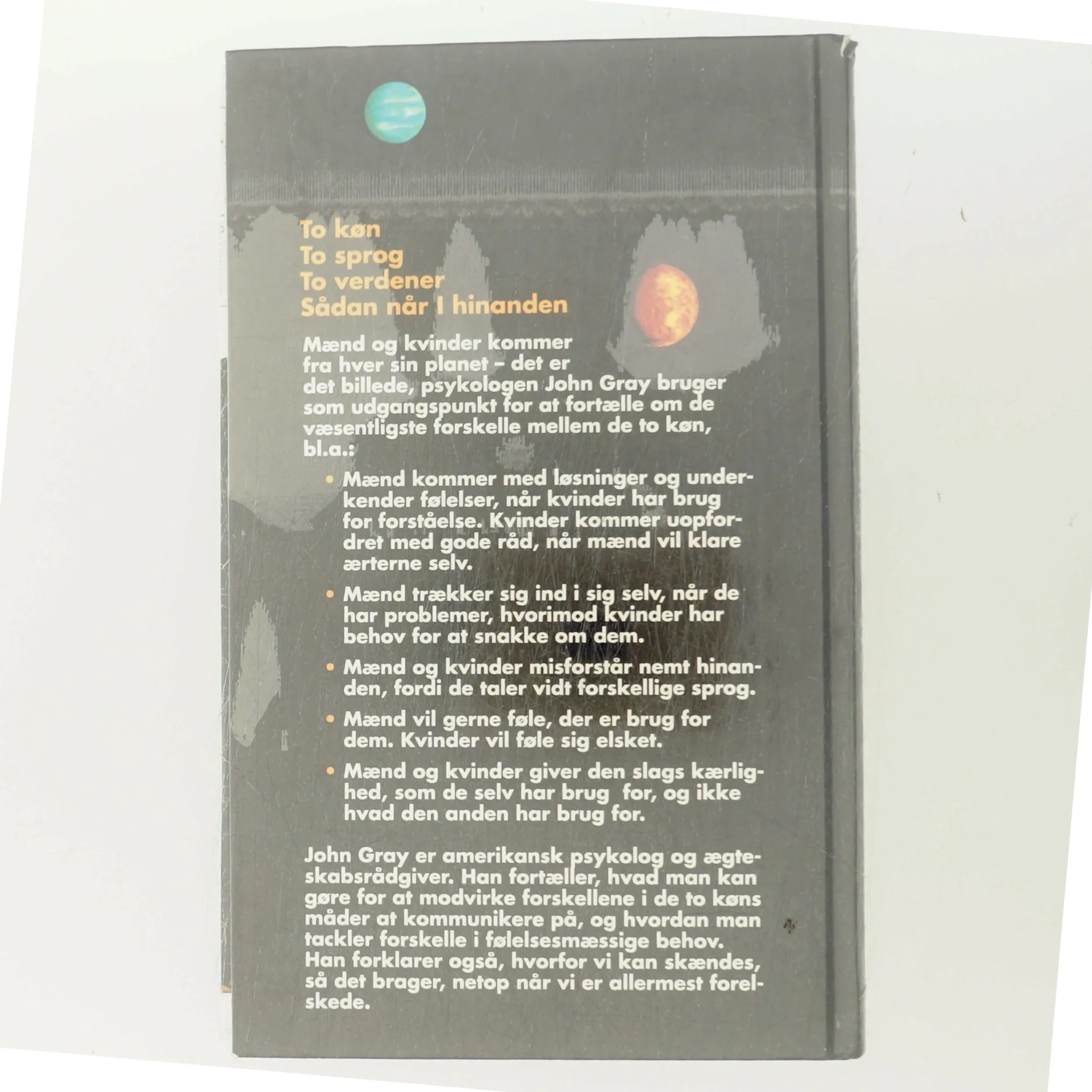 Mænd er fra Mars, Kvinder er fra Venus af John Gray (Bog)