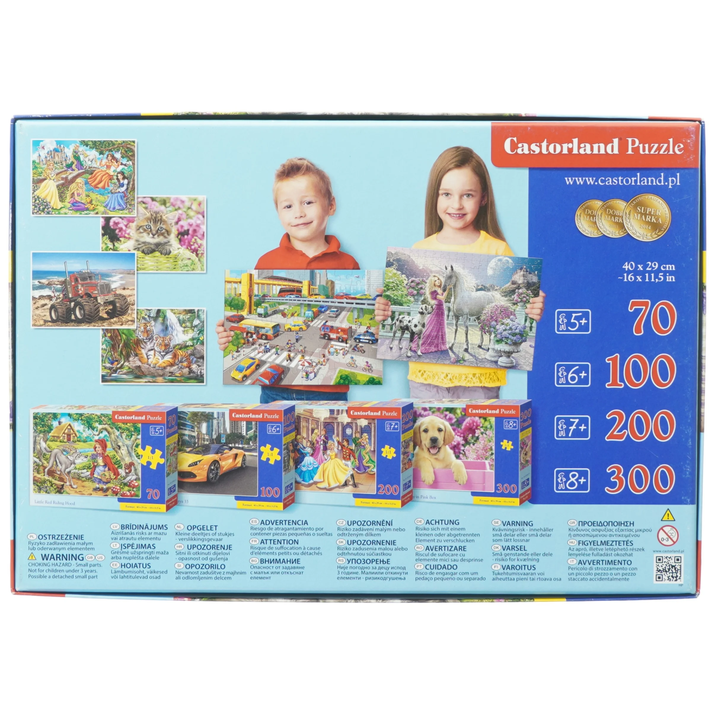 300-brikke puslespil med kattemotiv fra Er Ukendt Stop 80 (str. 40 x 29 cm)