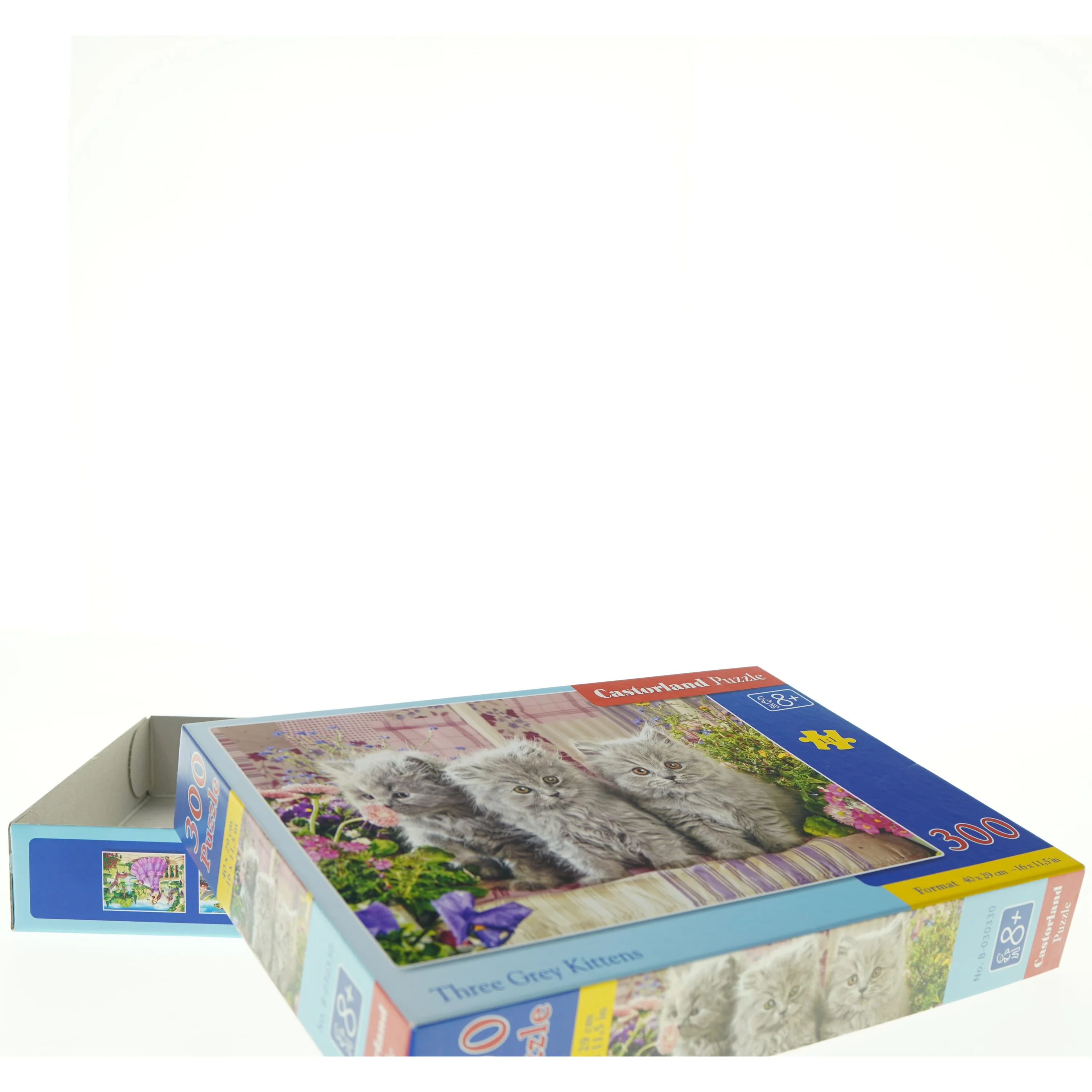 300-brikke puslespil med kattemotiv fra Er Ukendt Stop 80 (str. 40 x 29 cm)