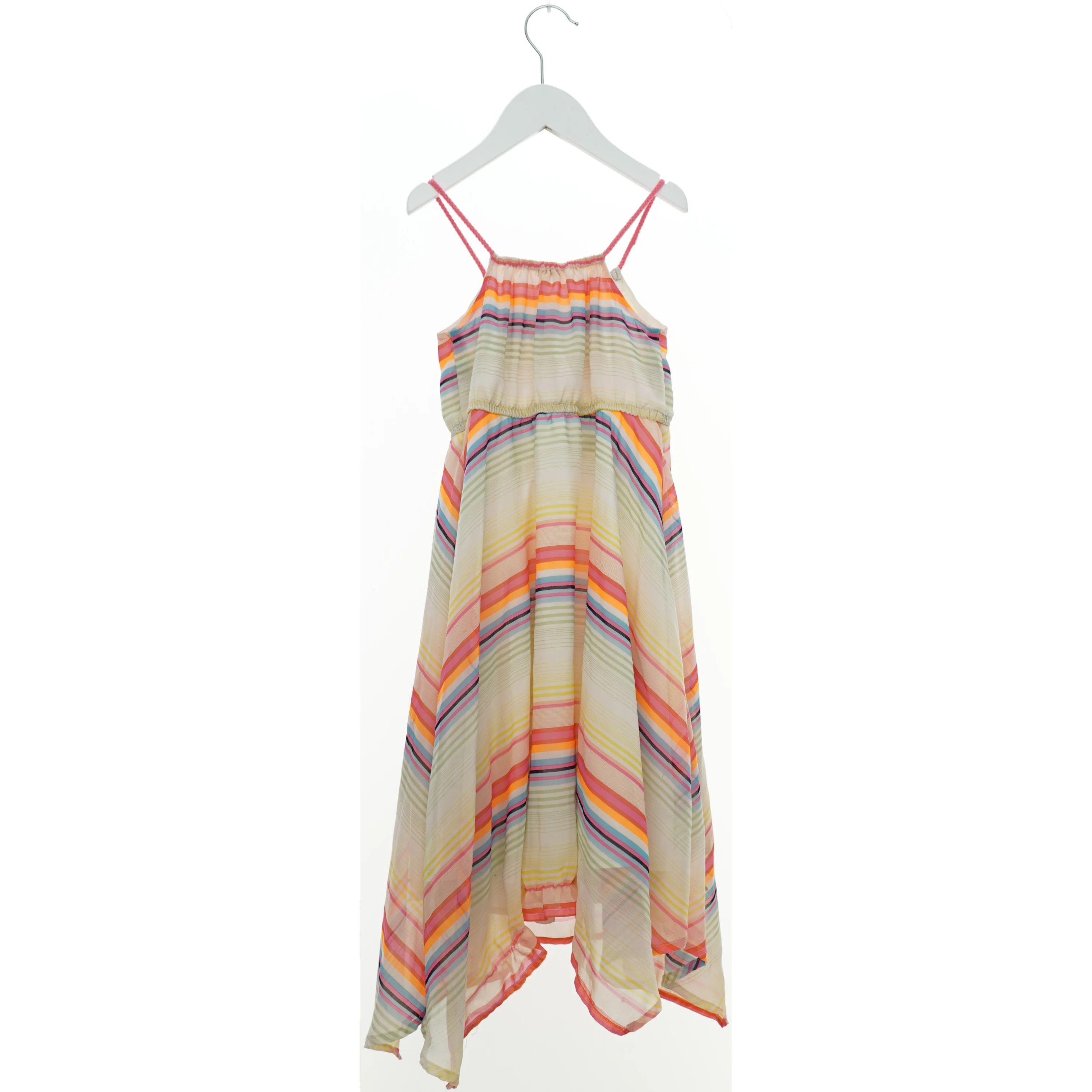 Sommerkjole med farvede striber fra H&M (str. 110)