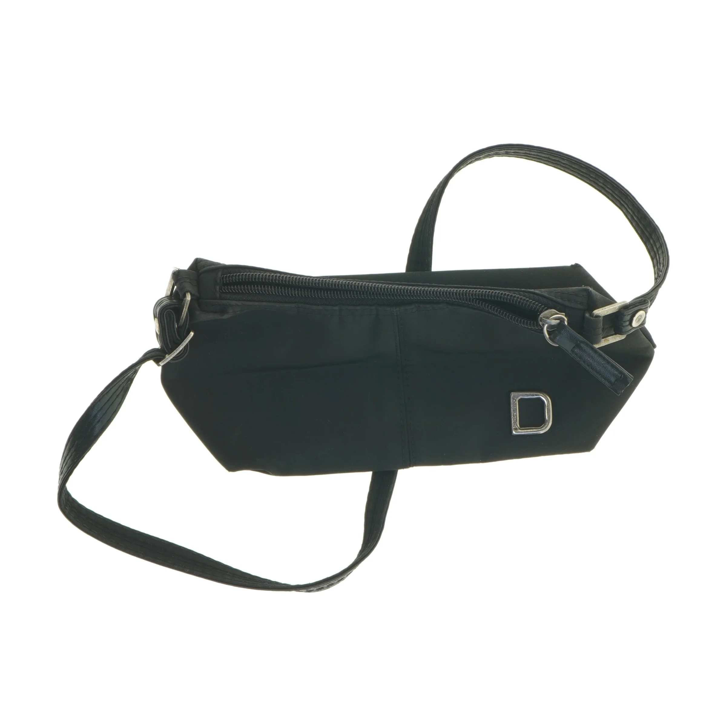 Sort skuldertaske fra Daniel Ray (str. 23 x 9 x 9 cm)