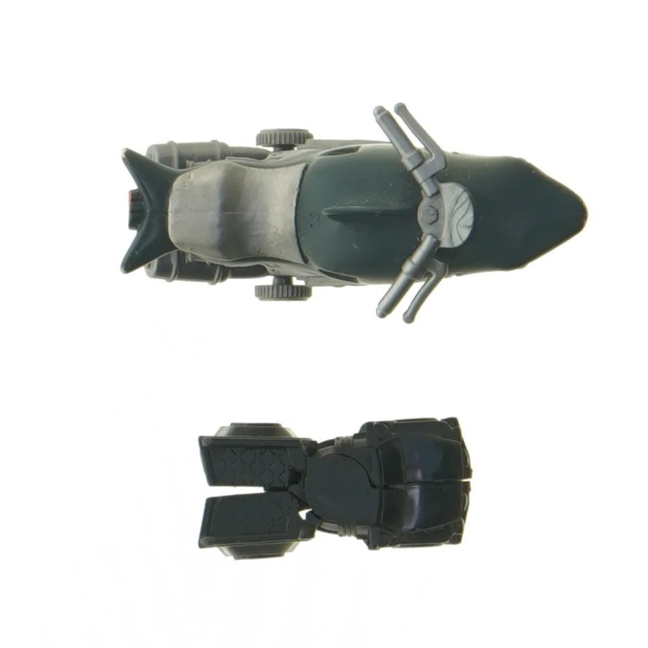 Legetøjsmotorcykel og lastbil (str. 8,5 cm)