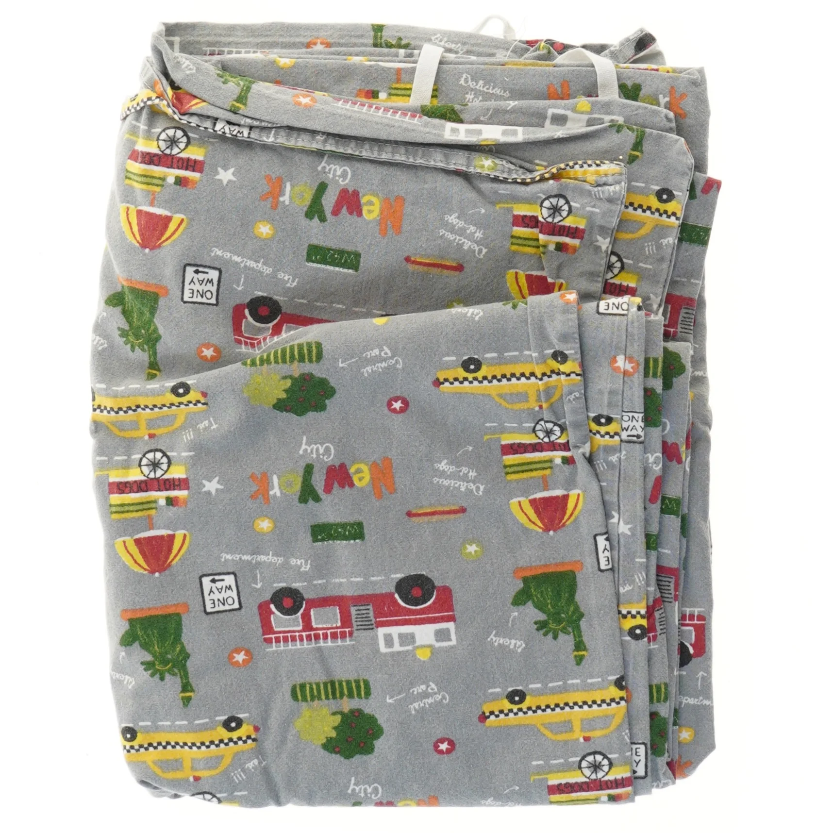 Børnesengetøj med biler (str. pude 42x36, dyne 92x124 cm)