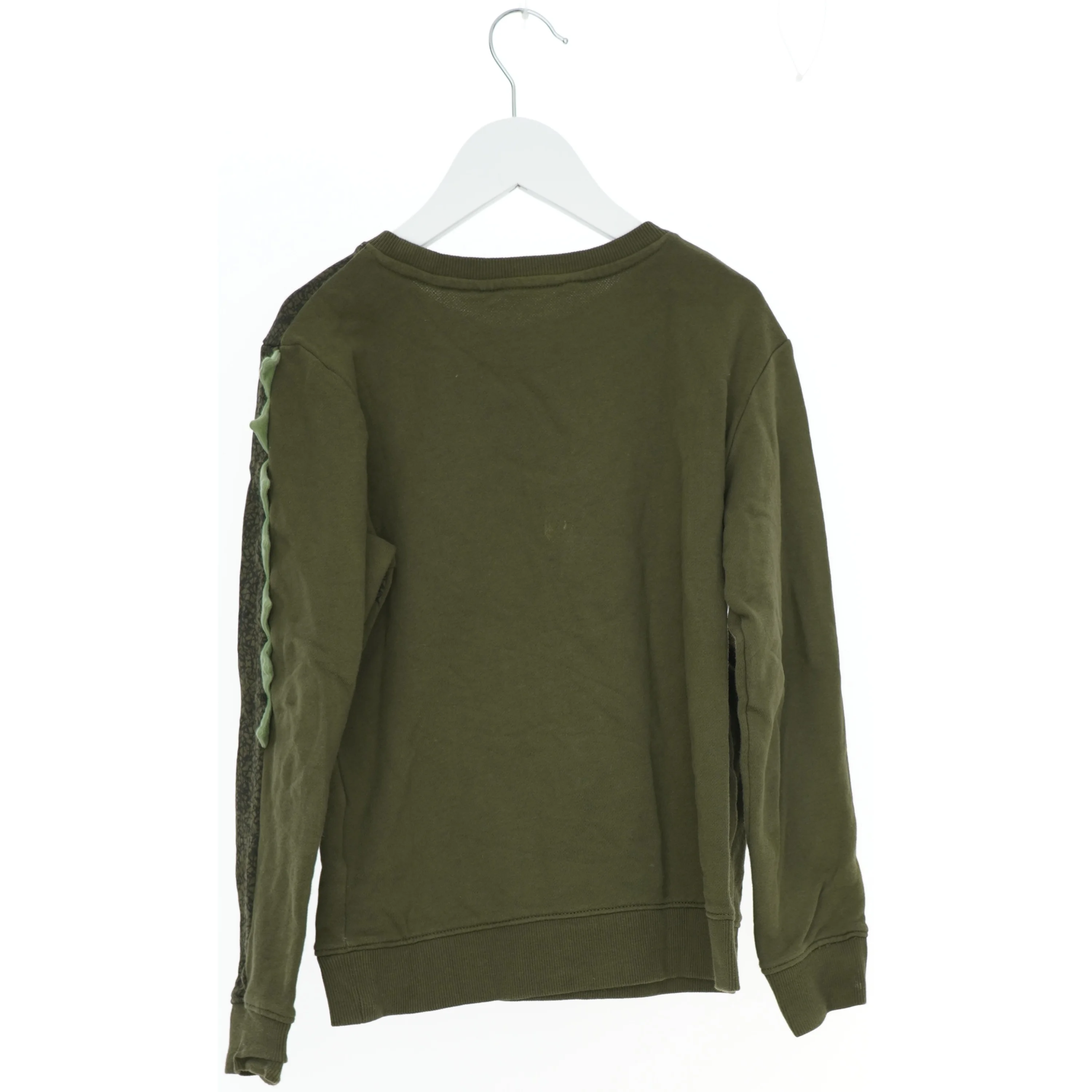 Grøn dinosaur sweatshirt til børn fra H&M (str. 140)