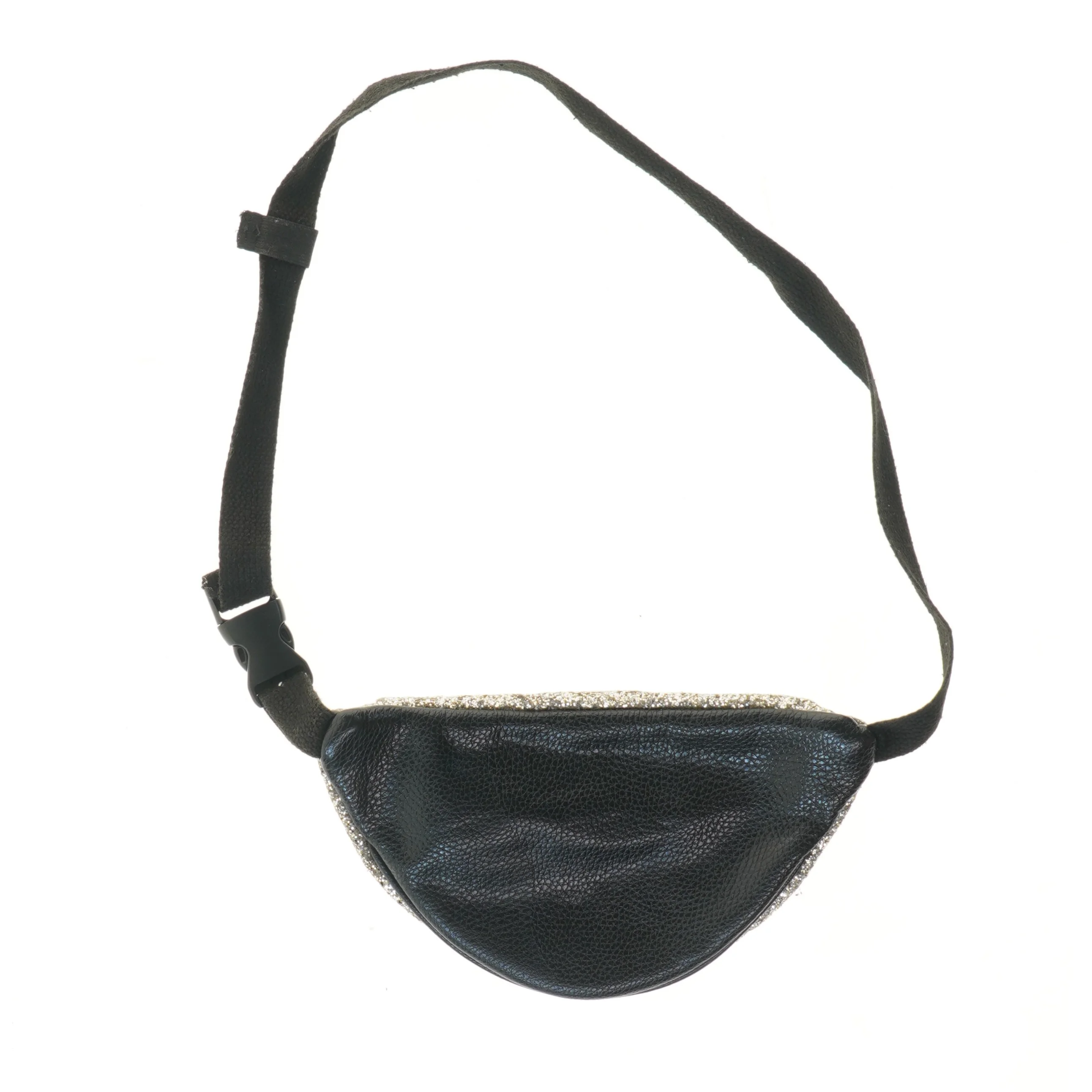 Glitrende bæltetaske (str. 27x15 cm)