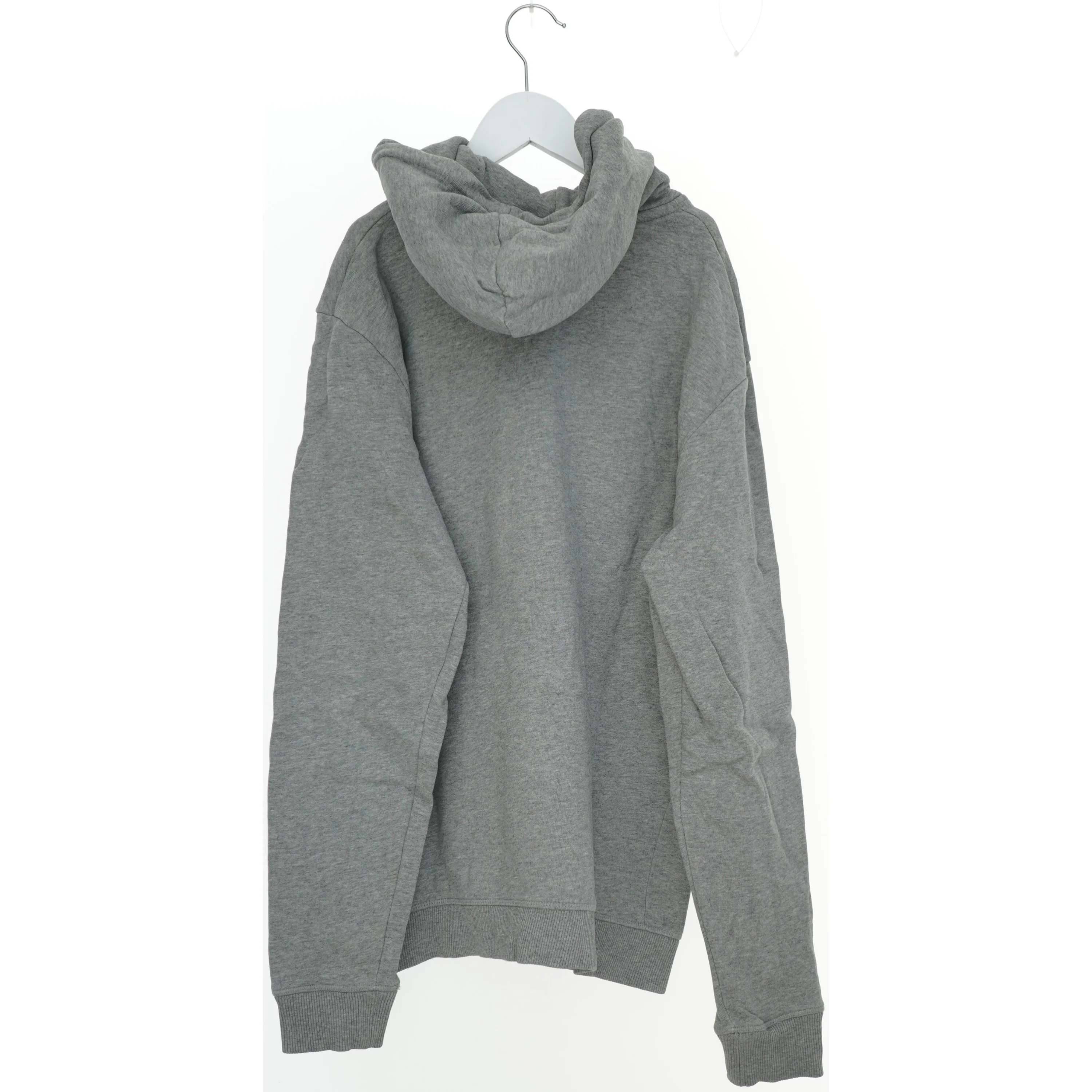 Grå hættetrøje med broderet logo fra Les Deux (str. S)