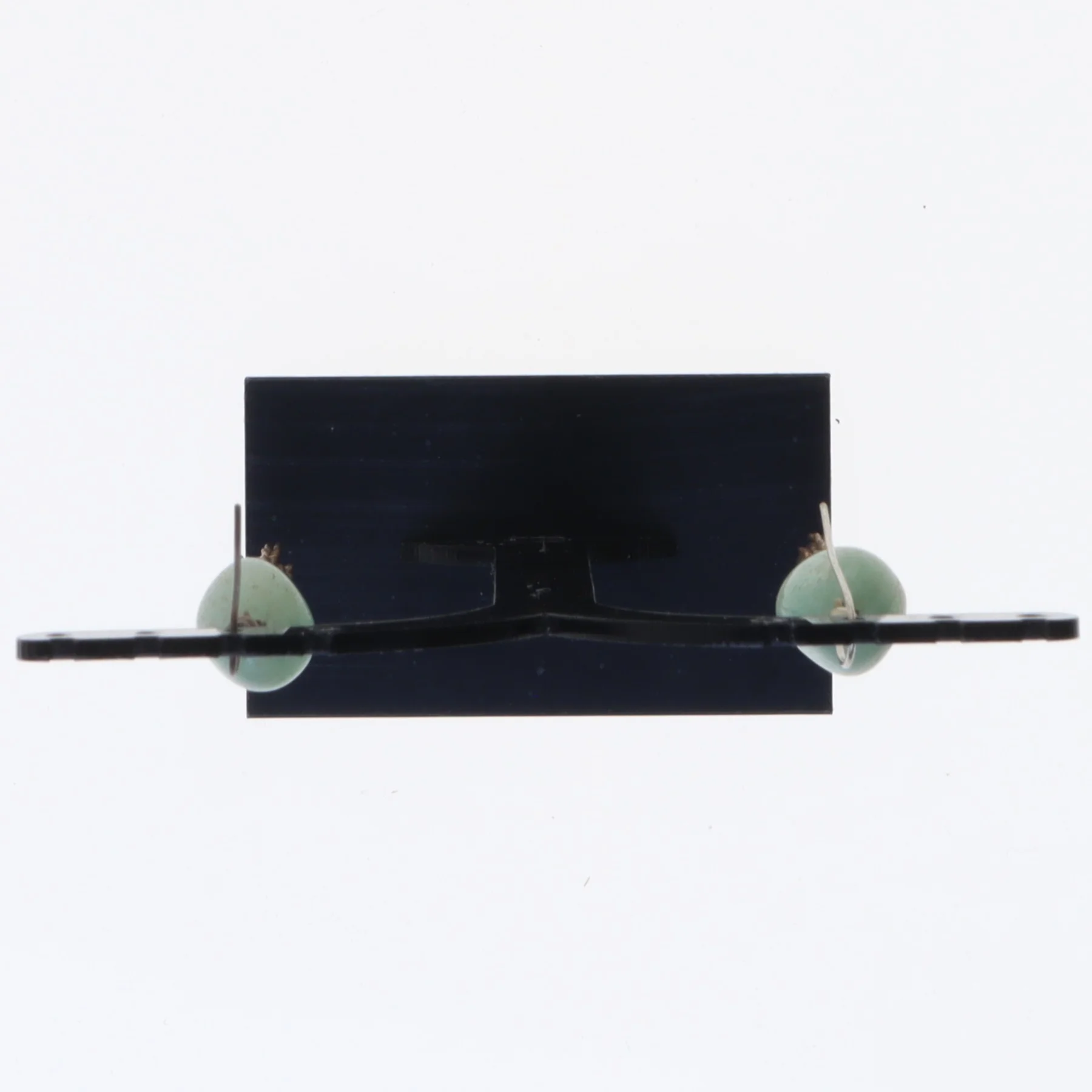 Øreringe med turkis sten og kæder (str. 8 x 1 cm)