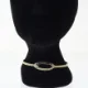 Guldarmbånd med perle (str. 11 cm)