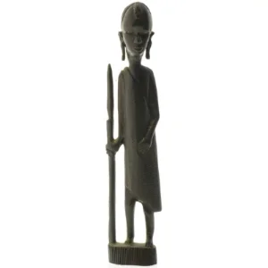 Afrikansk Træsnit Figur (str. 31 cm)