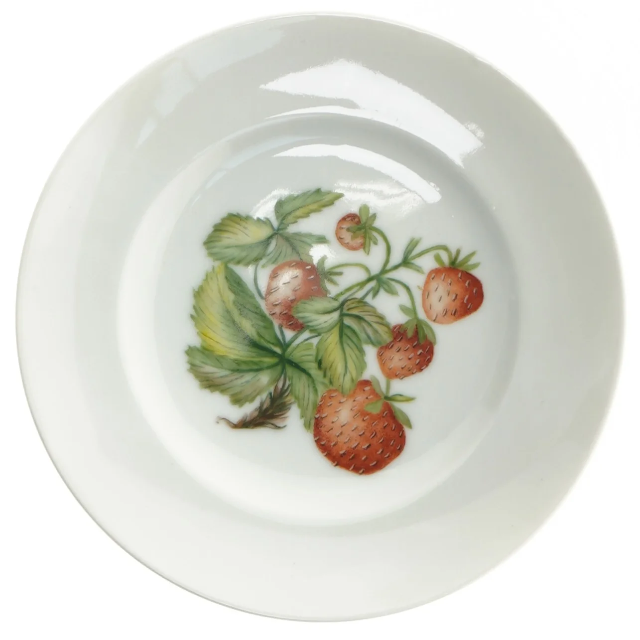 Porcelænstallerkener med frugt motiver