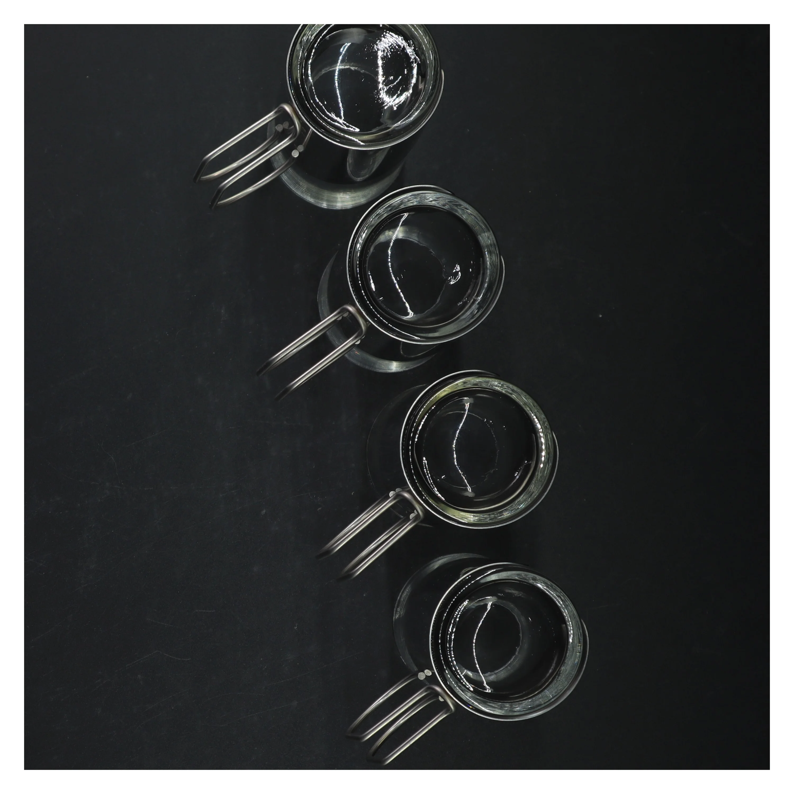 Fire glas til varme drikke (str. 14 cm)