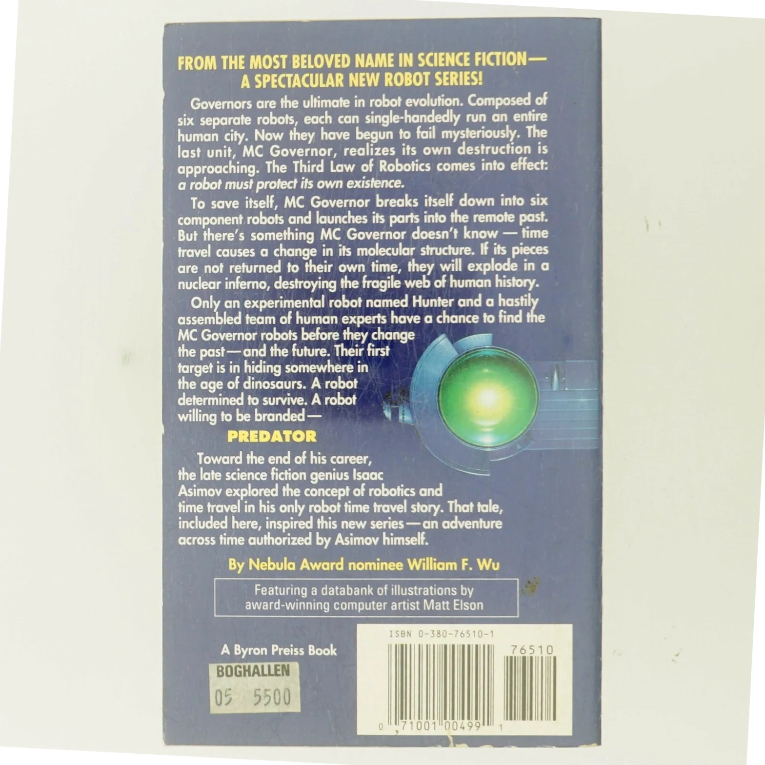 Isaac Asimov's Robots In Time: Predator af William F. Wu (Bog)