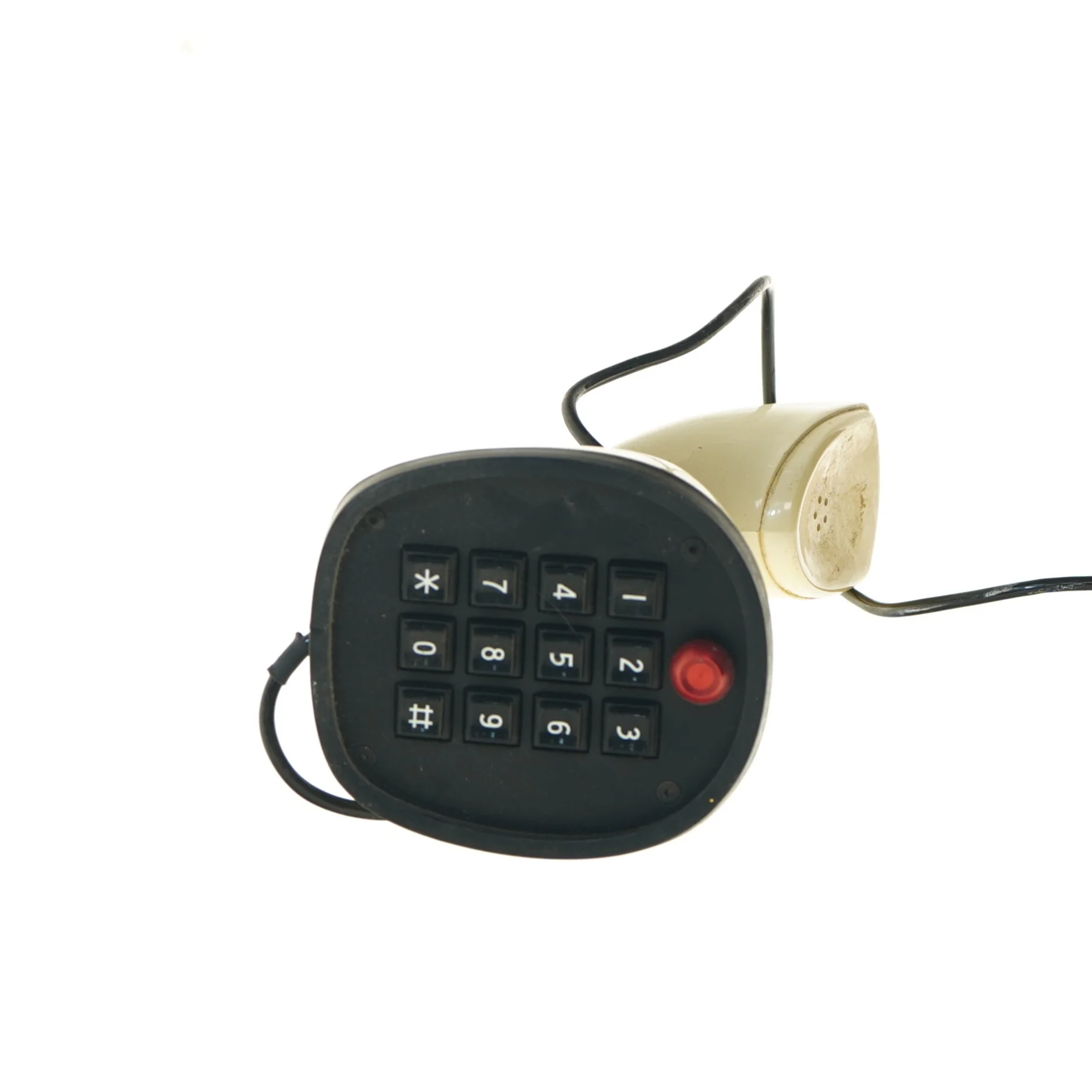 Vintage "Cobra" telefon i beige (str. 22,5 cm)