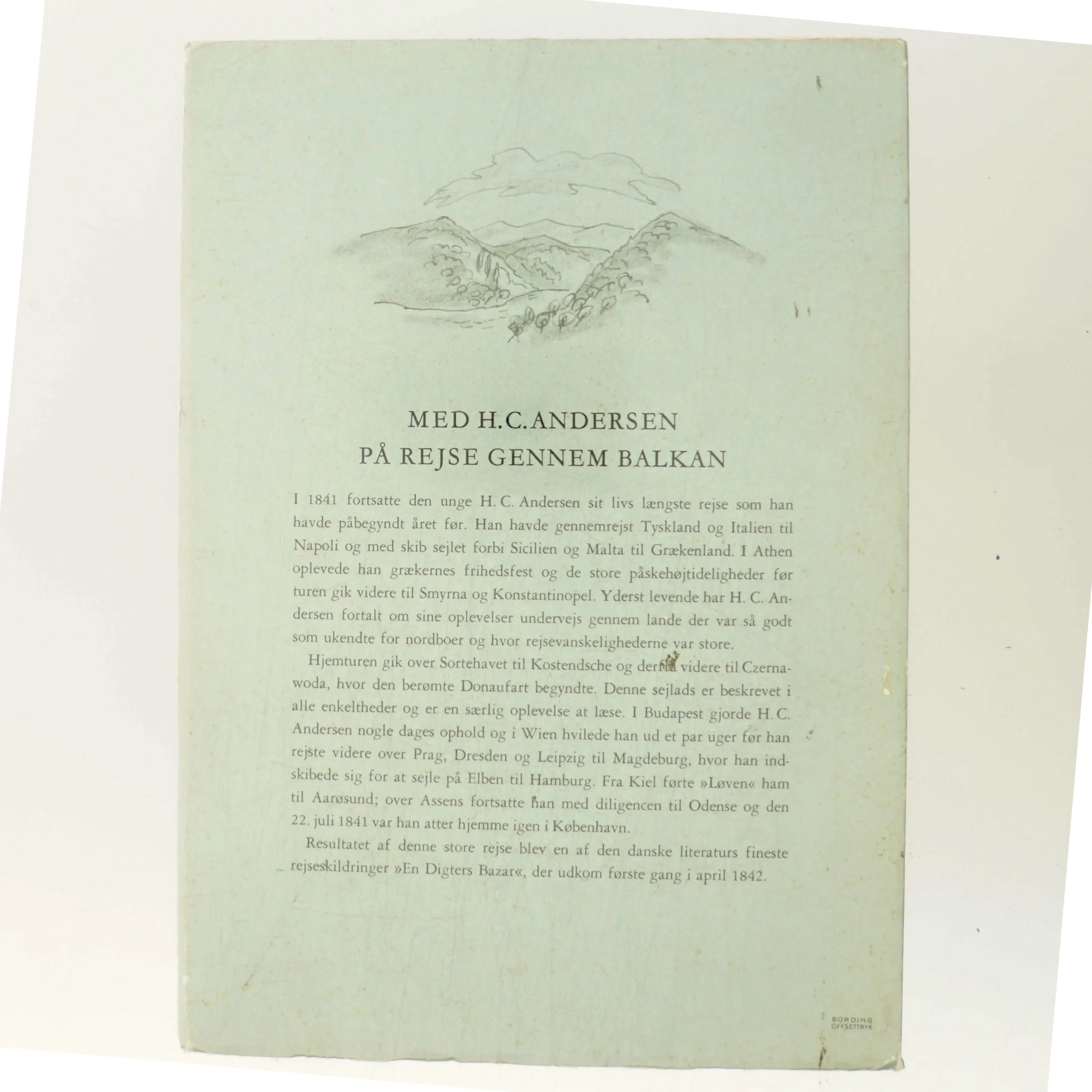 En Digters Bazar af H.C. Andersen (Bog)