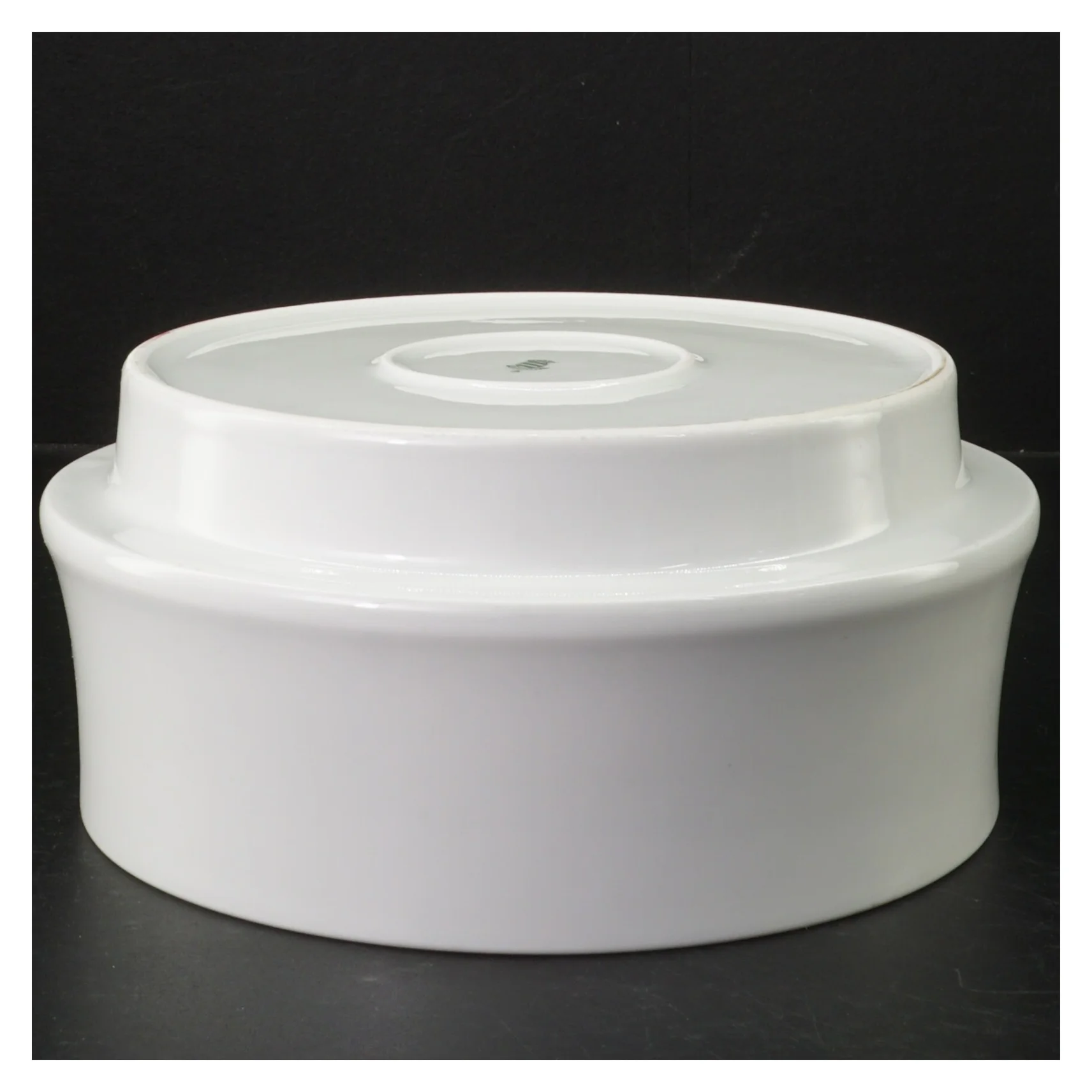 Hvid porcelæns skål 