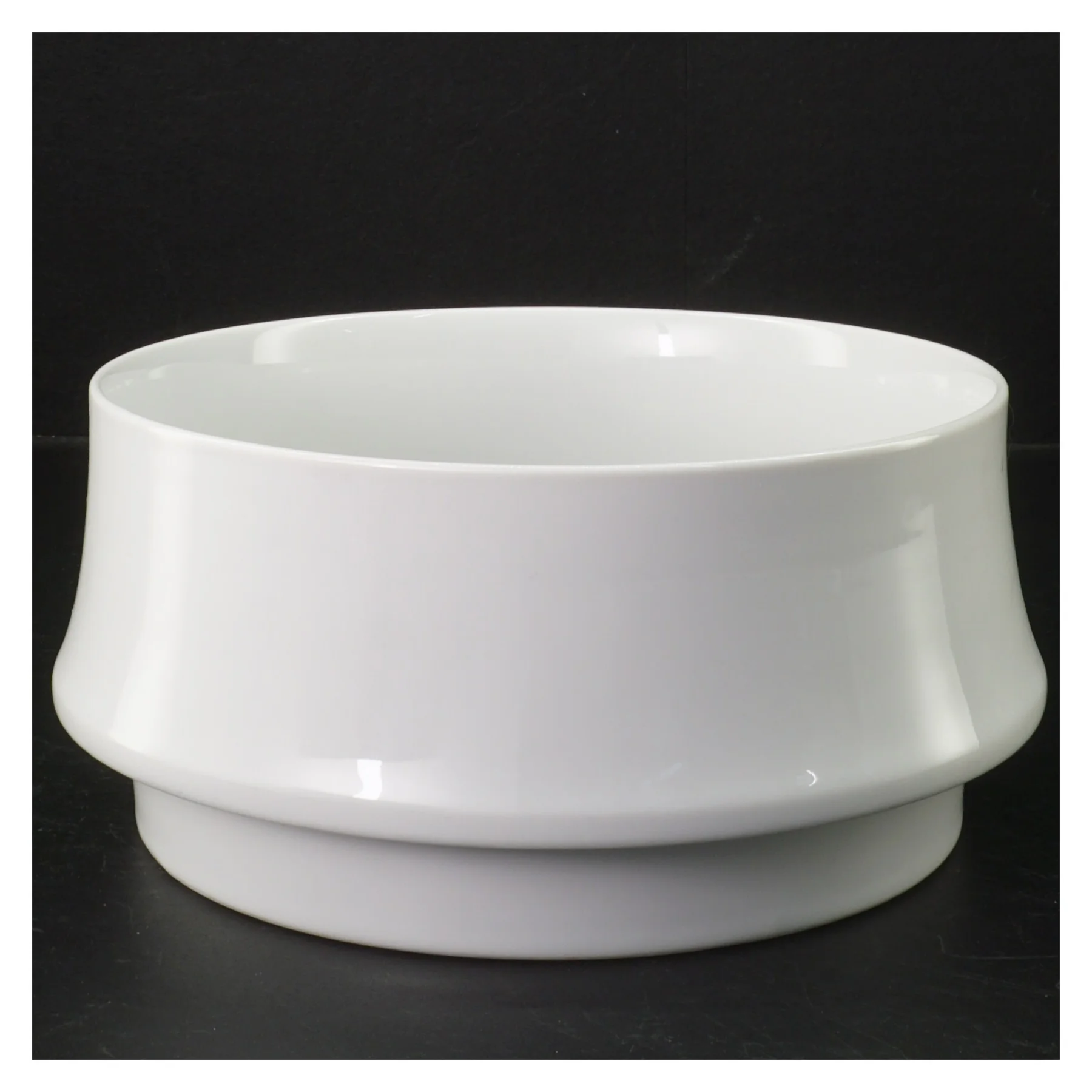 Hvid porcelæns skål 