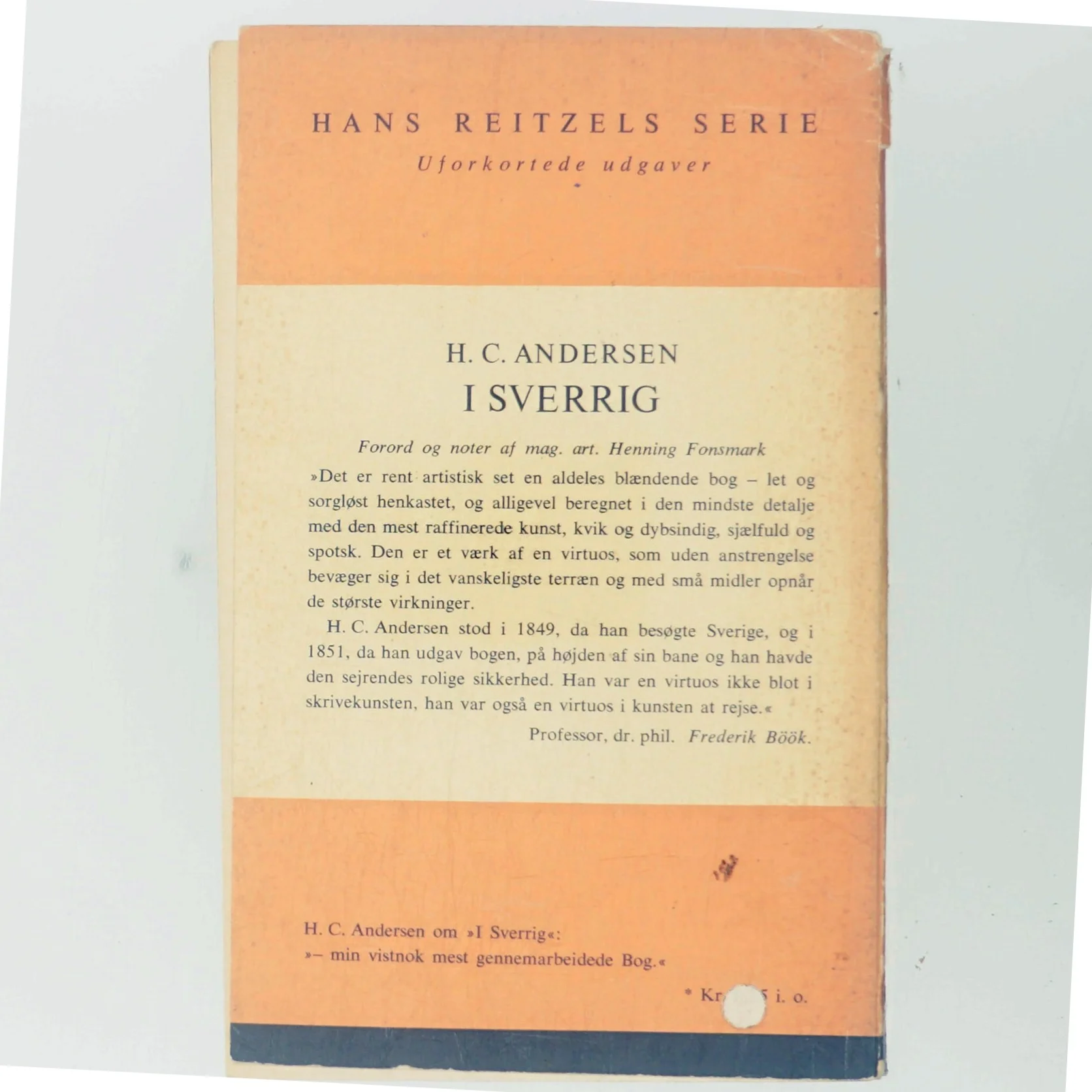 I Sverrig af H. C. Andersen (Bog)