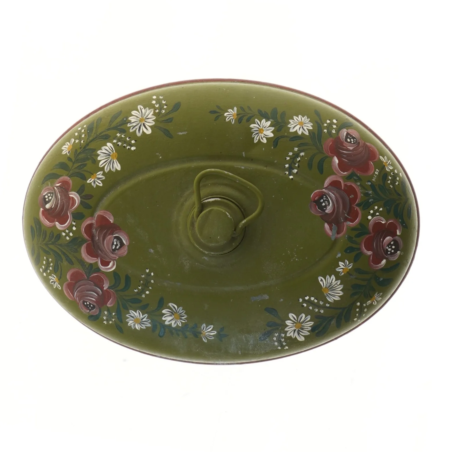 Almue varmedunk med blomstermønster (str. 29 cm)