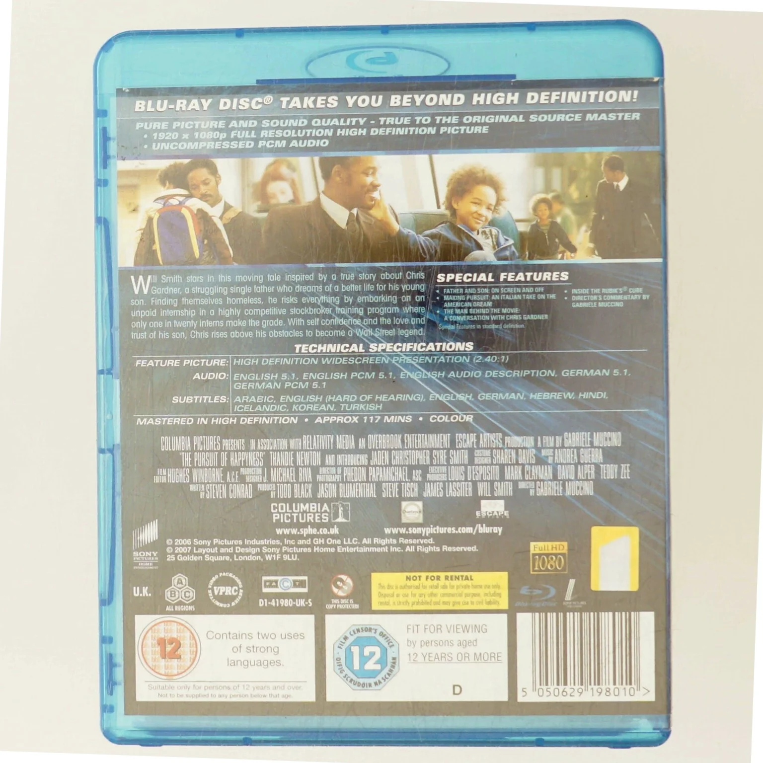 Pursuit Of Happyness [Edizione: Regno Unito] med Will Smith (DVD)