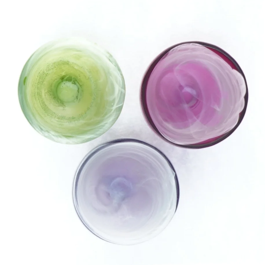 Glas skåle (str. 7 x 5 cm)