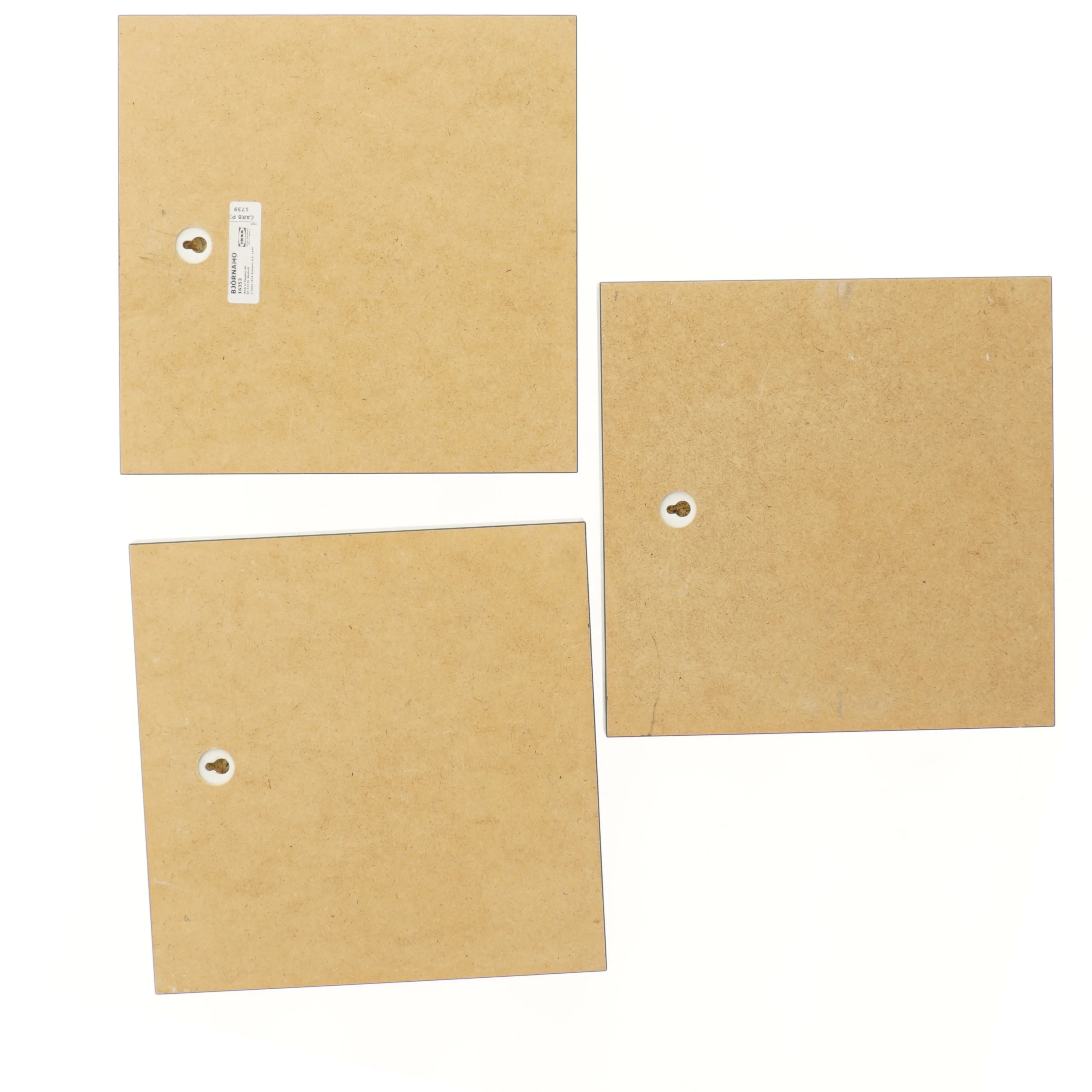 Vægkunst med dyremotiver fra IKEA (str. 25x25x3 cm)