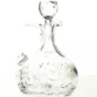 Krystal karaffel med prop (str. 25 x 10 x 16 cm)