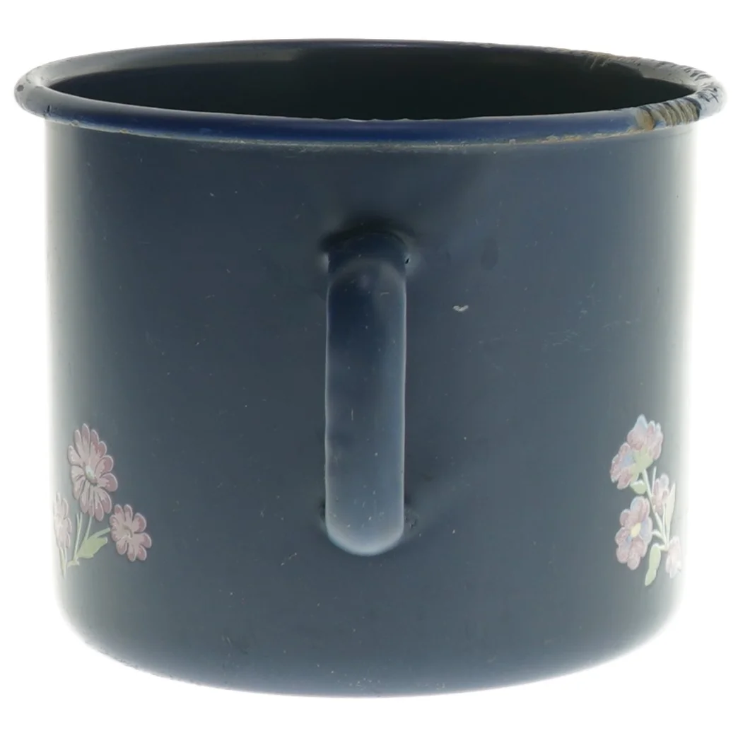 Emaljlgyde fra EMO (nr. 12) med blomster fra Slovenia (str. Ø 13,5x10,5 cm)