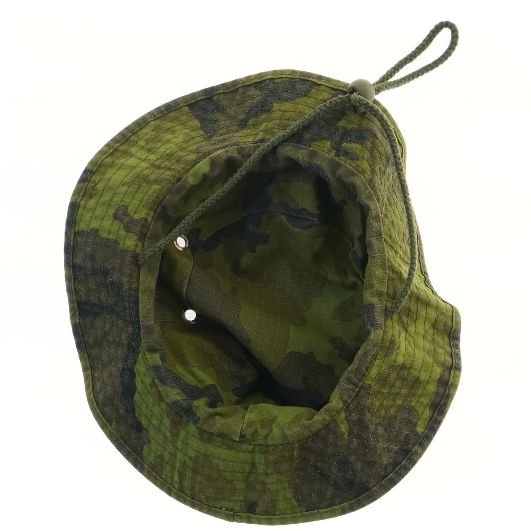 Militærgrøn bøllehat/boonie (str. L)