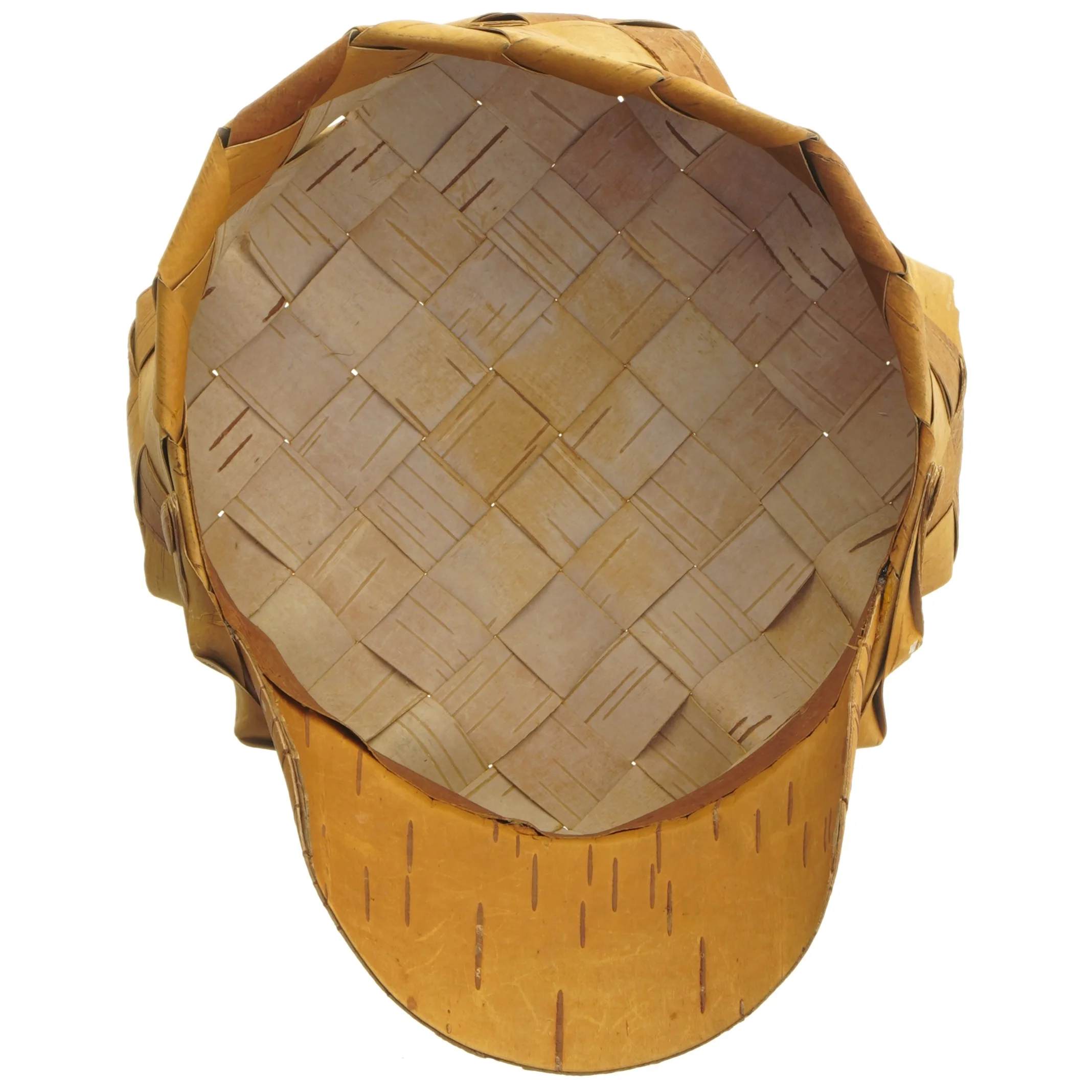 Traditionel birkebark hat fra Karelen (str. Ø 19 cm)