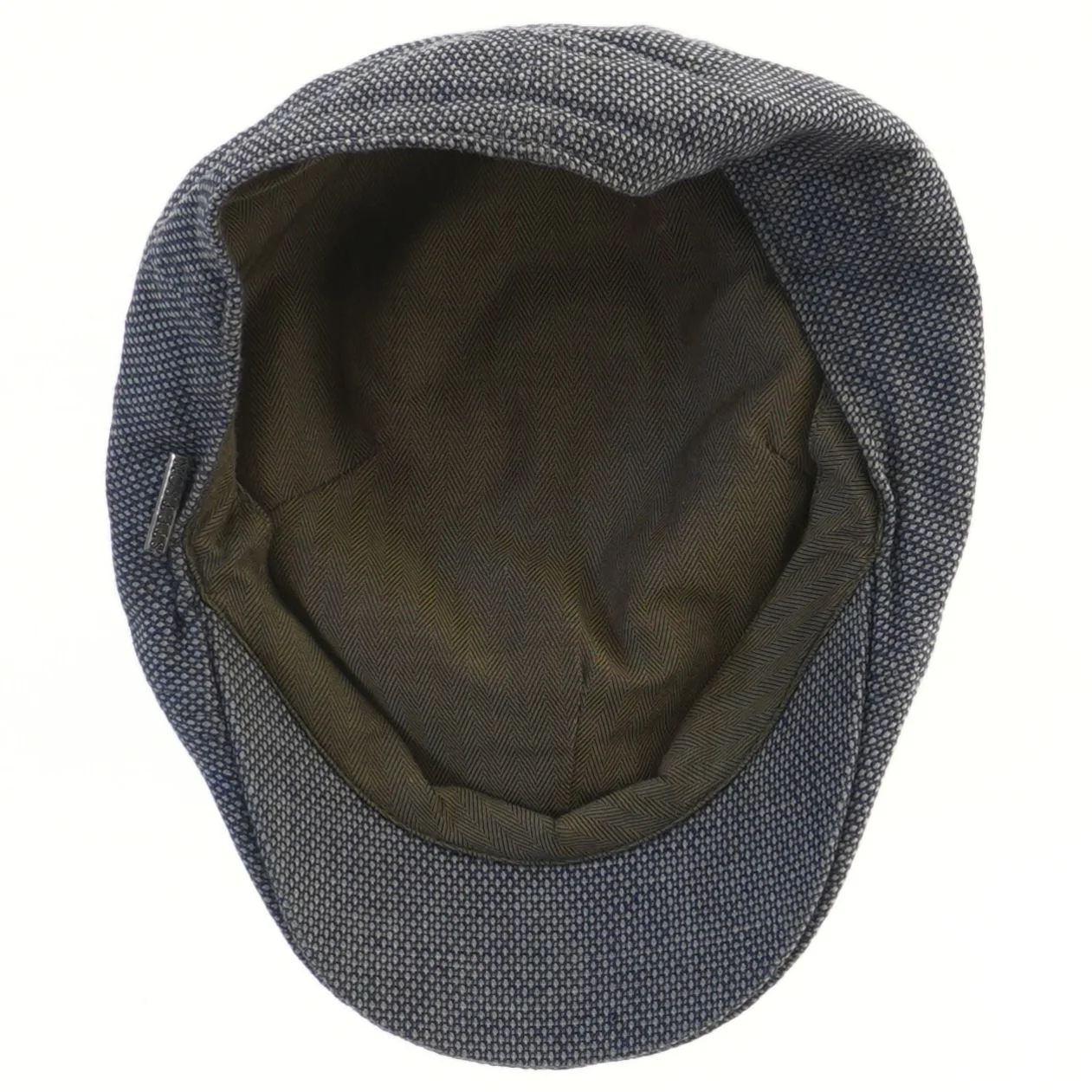 Flad kasket (flat cap) / sixpence i grå fra Stetson (str. L, 59)