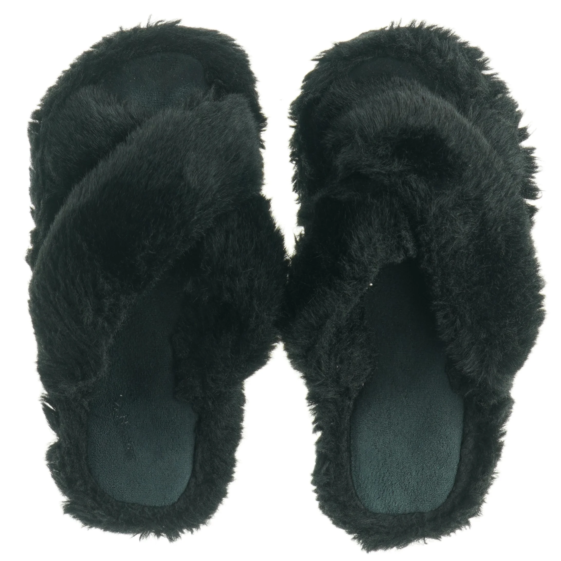 Sorte Kam-Lun fluffy klipklapper (str. 40, 41)