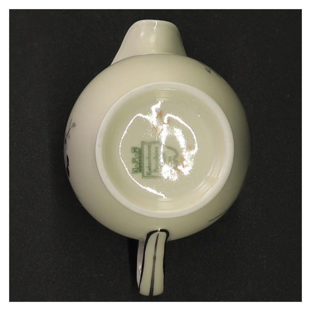 Kande med blomstermotiv fra Københavns Porcellains Maleri (str. 11 x 8 cm)