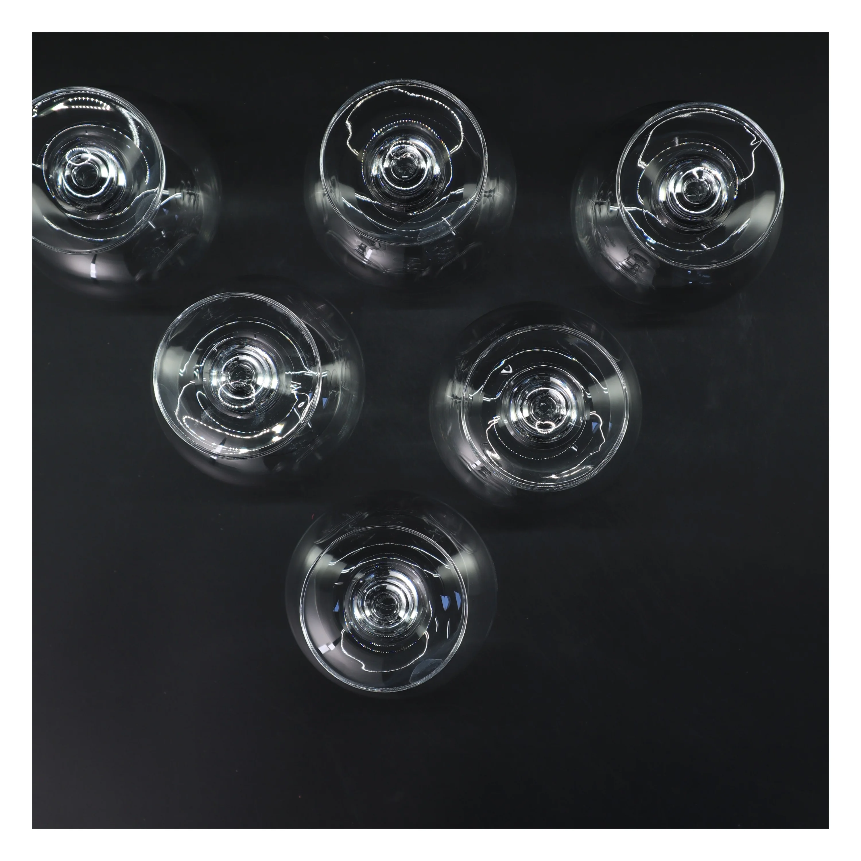 6 cognac glas (str. 6 stk Ø 6,5 cm højde 14,5 cm)