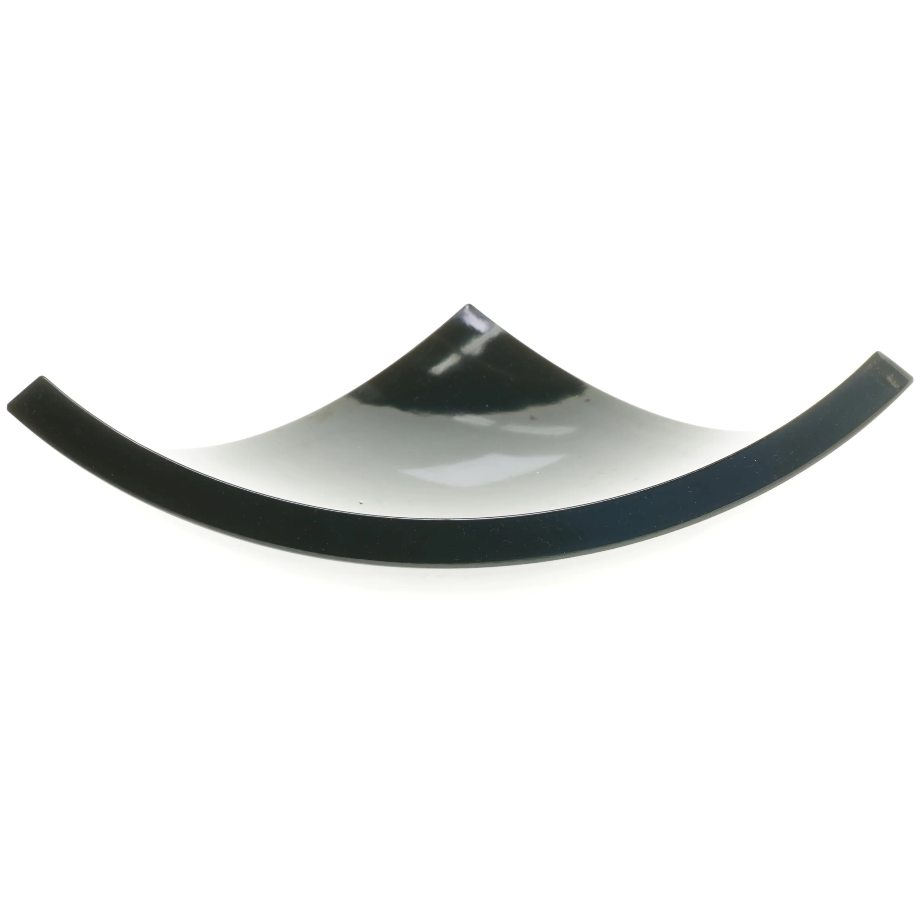 Trekantet sort designer fad fra Hvalsø Copenhagen (str. Ø 35 cm)