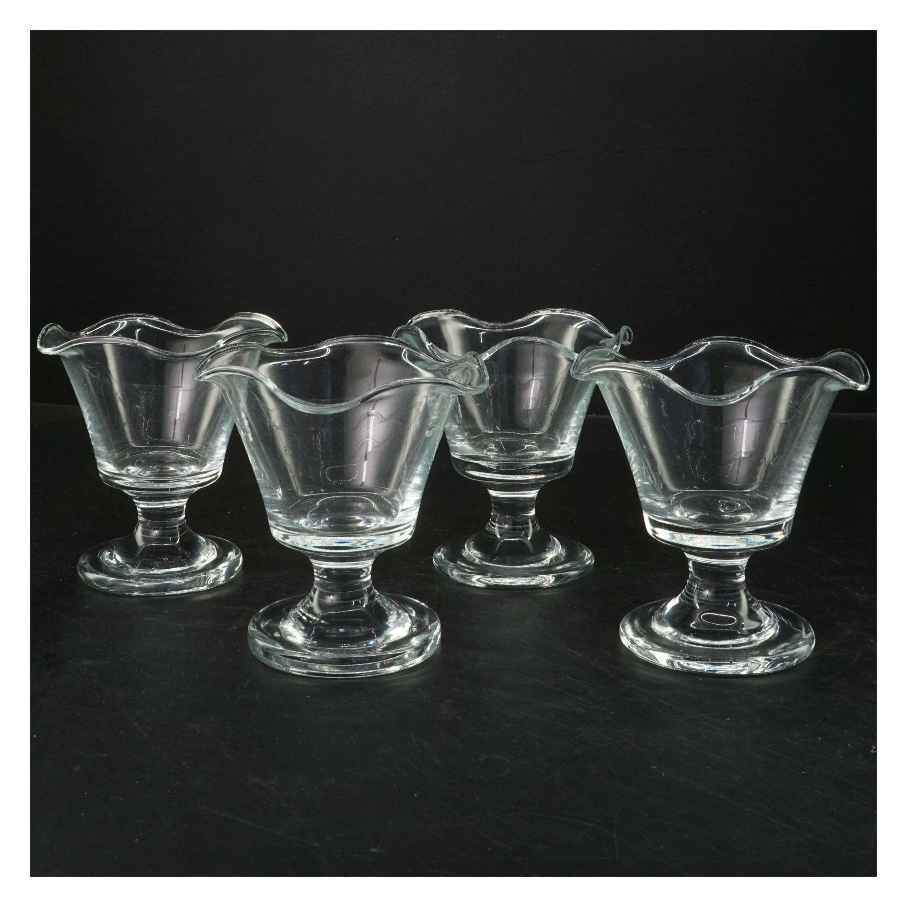 Sæt isdessertglas (str. 12x11,5 cm)