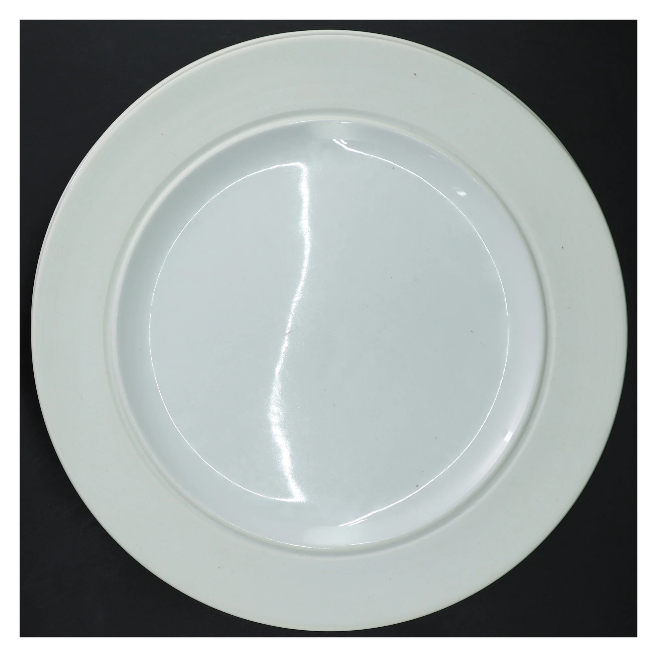 4 Hvide tallerkener fra Eva Trio (str. 4 styk, ø 25,5 cm)