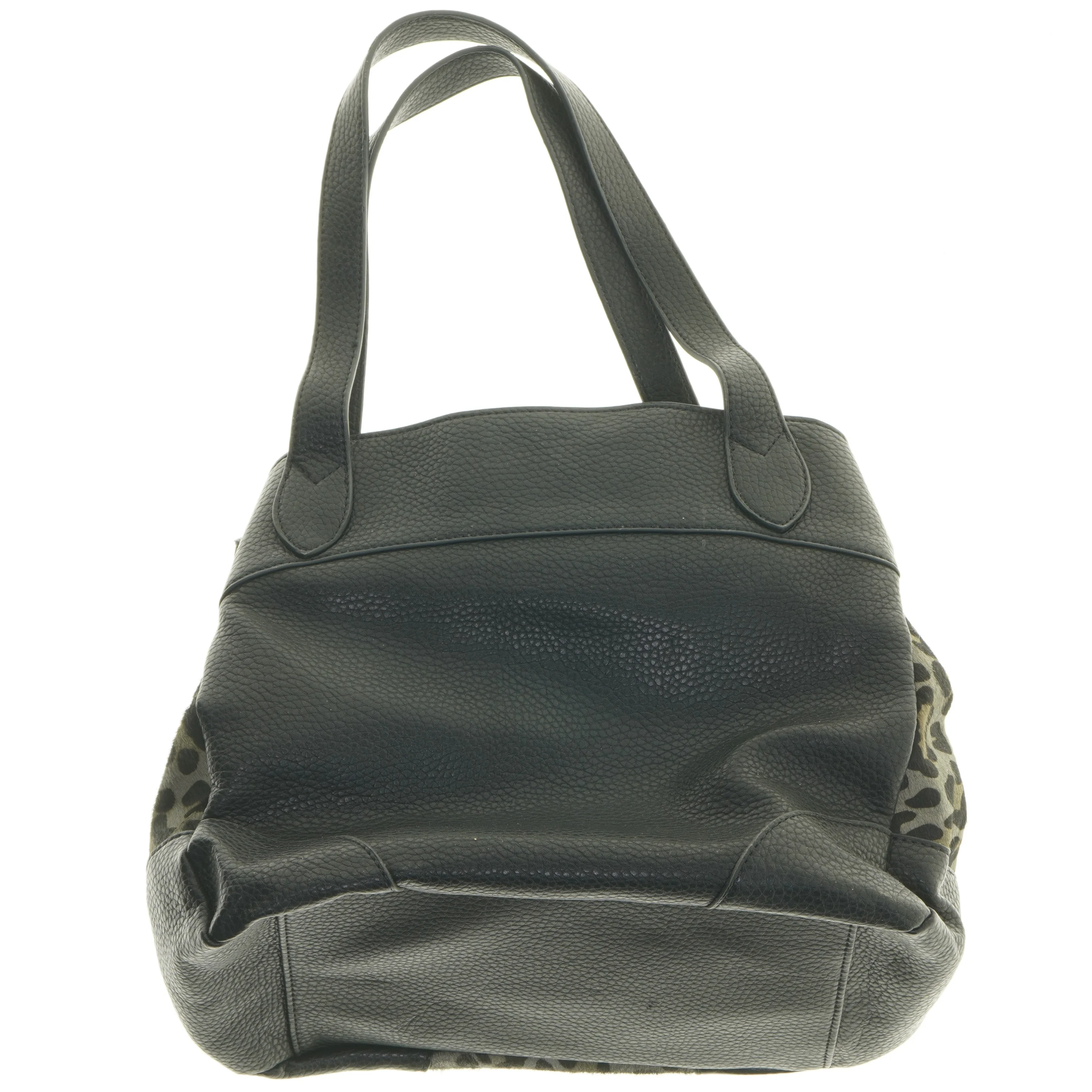 Stor leopardmønstret taske (str. 30x25x18 cm)