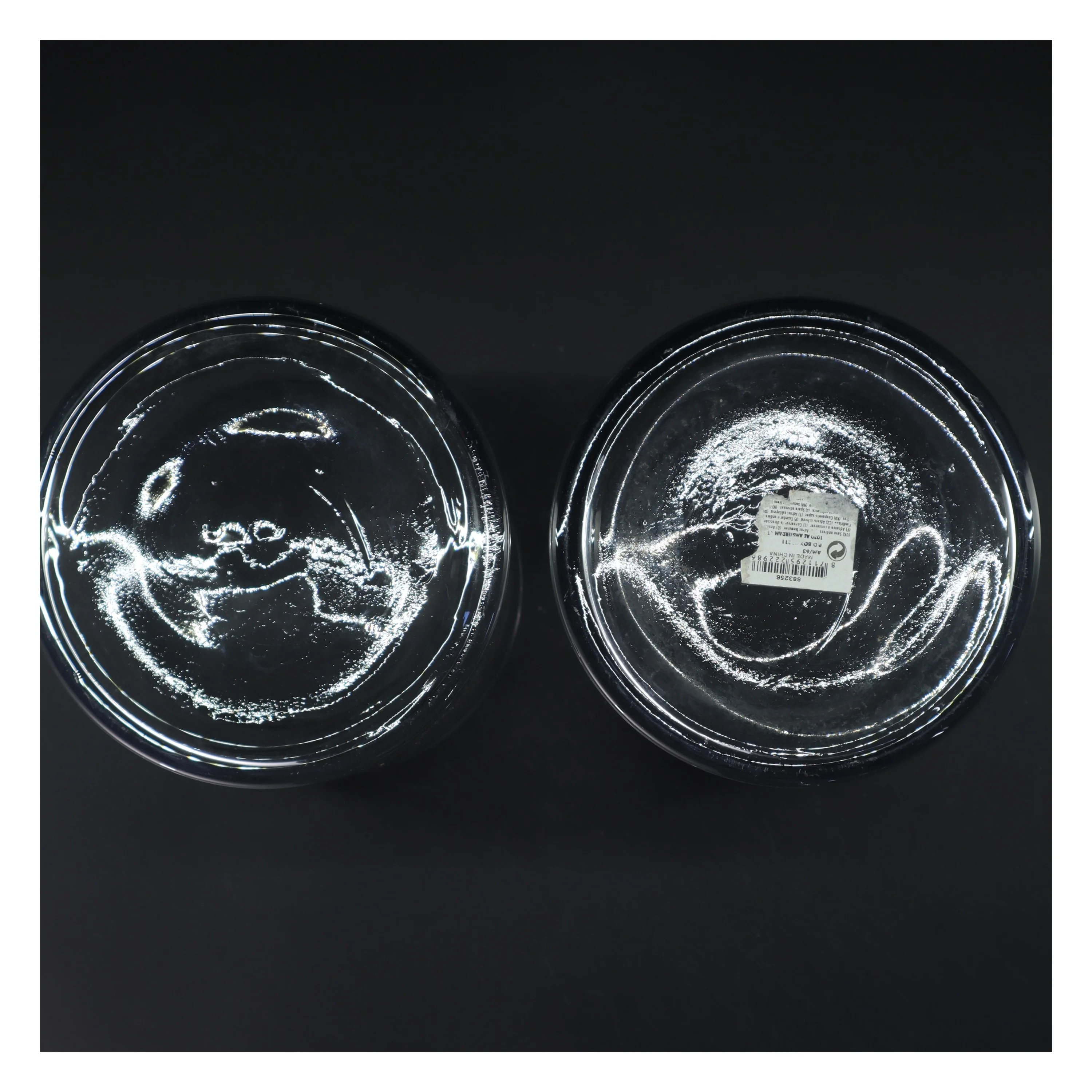 Cylindriske glasvaser (str. 2 stk Ø 15 cm længde 20 cm)