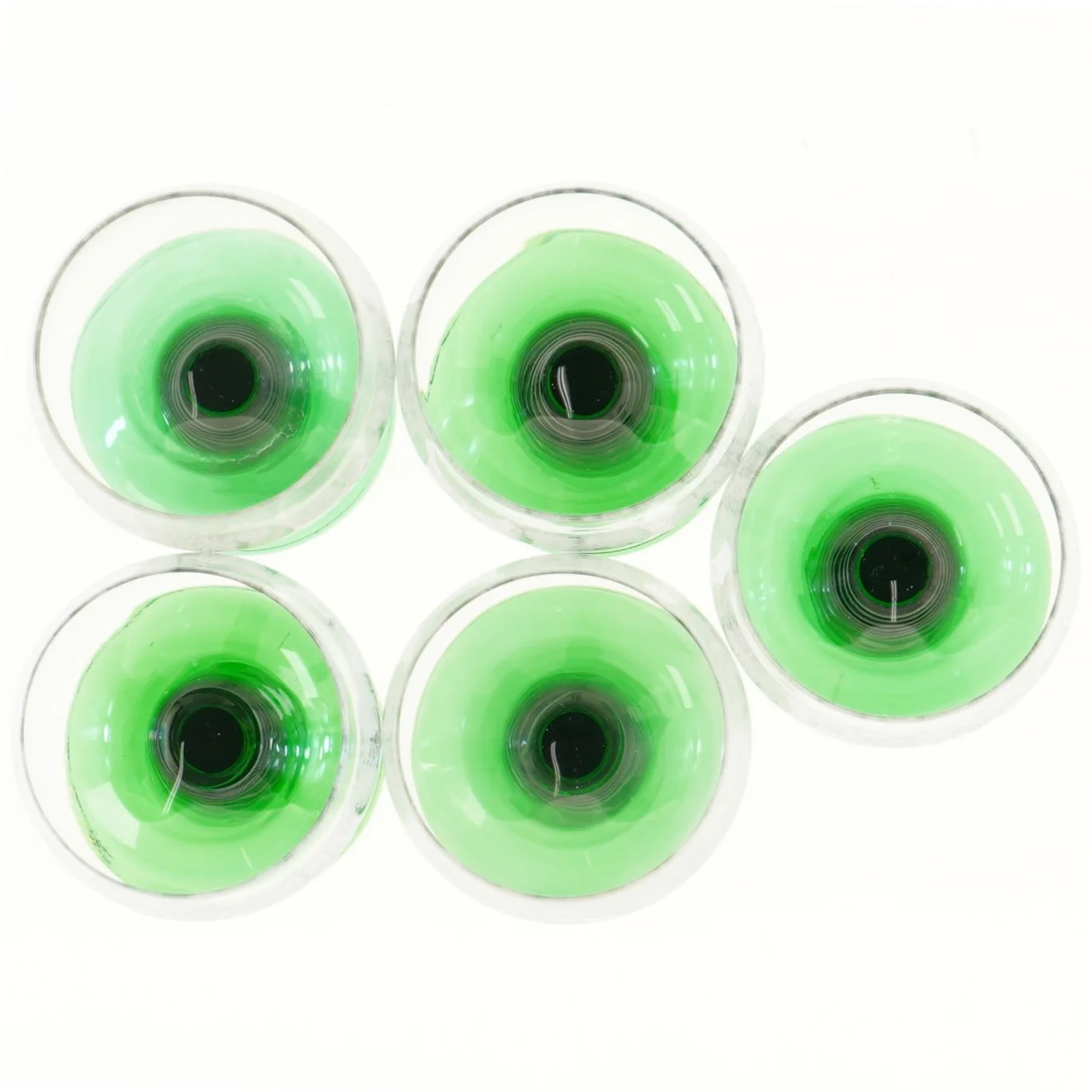 RØMER Vinglas med grønt fundament (str. Ø 8x13,5 cm)