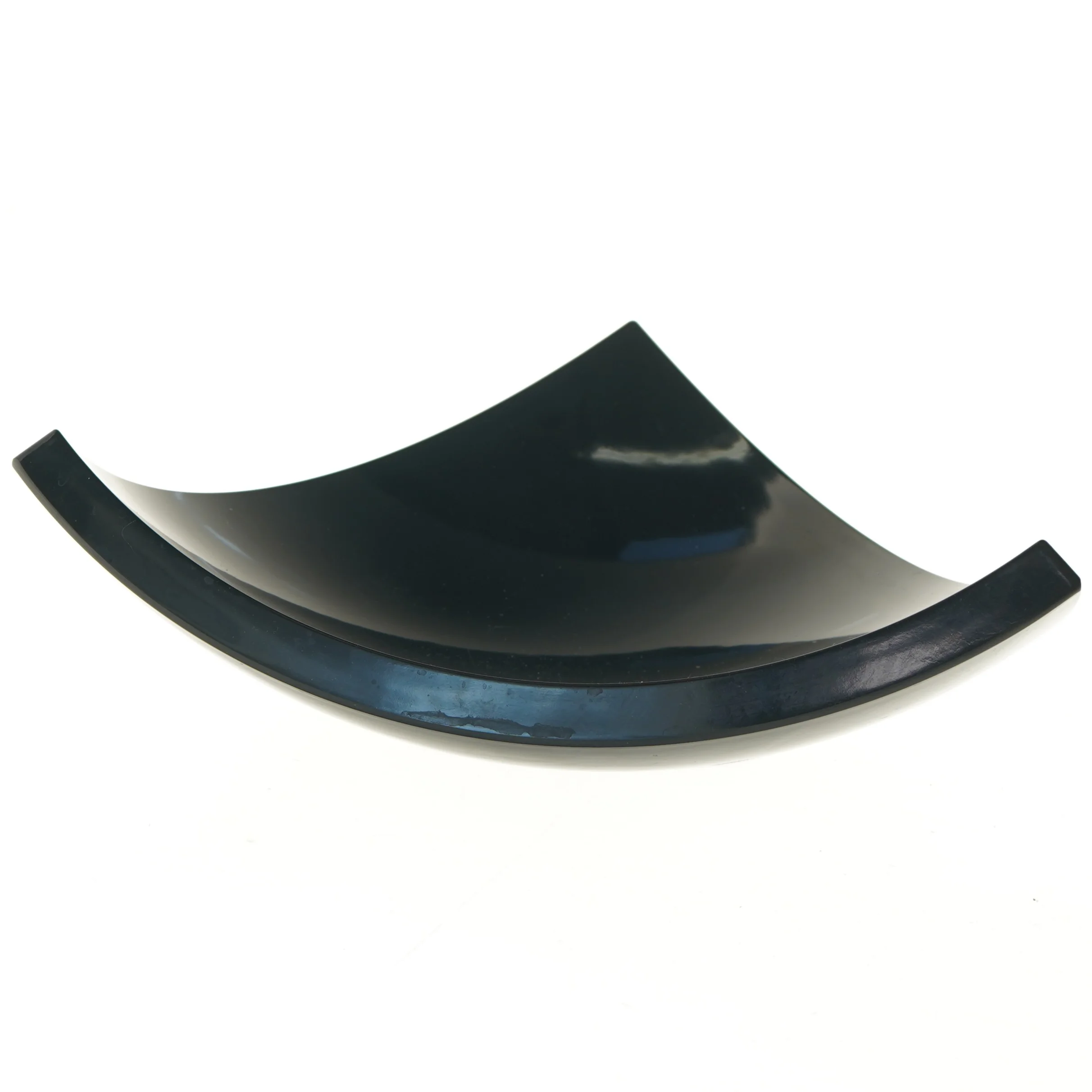 Sort dekorativ skål (str. 35x35 cm)