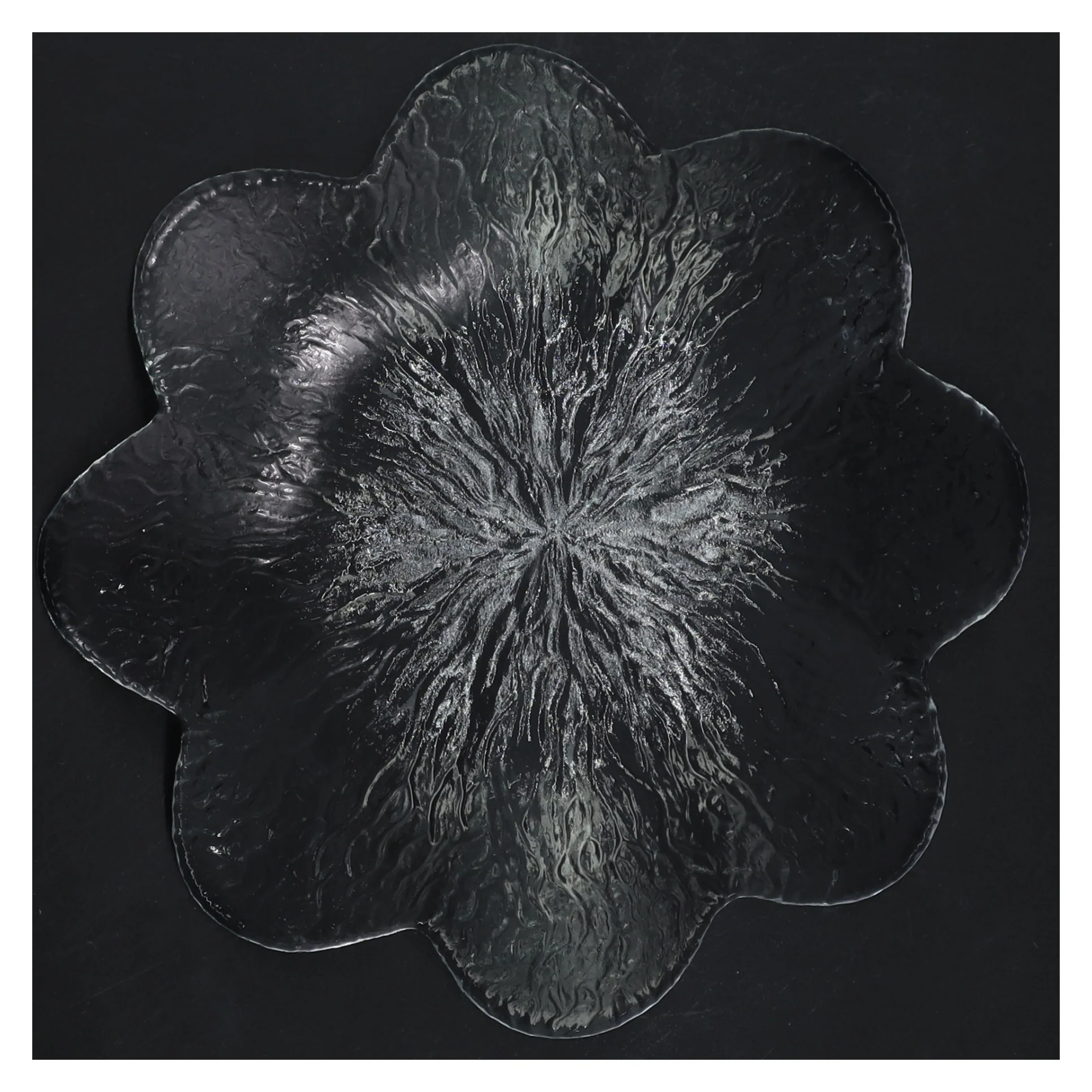 Koral Glasblomstern skål fra Holmegaard (str. Ø 20 cm)