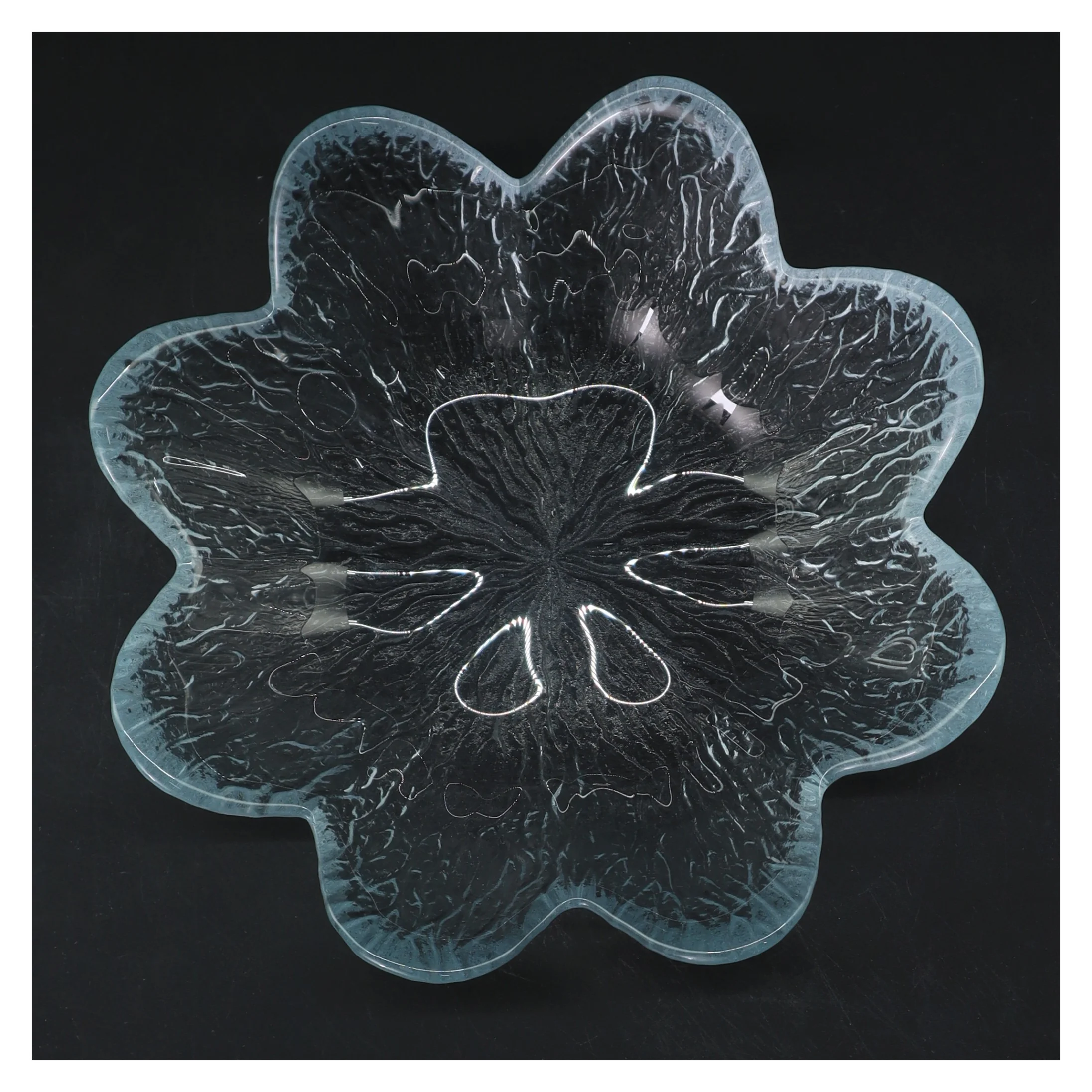 Koral Glasblomstern skål fra Holmegaard (str. Ø 20 cm)