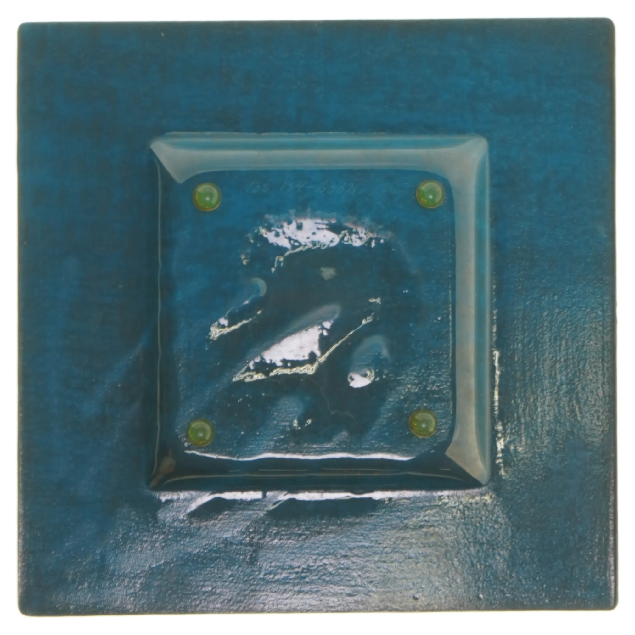 Dekorativ firkantet fad (str. 24,5x24,5 cm)