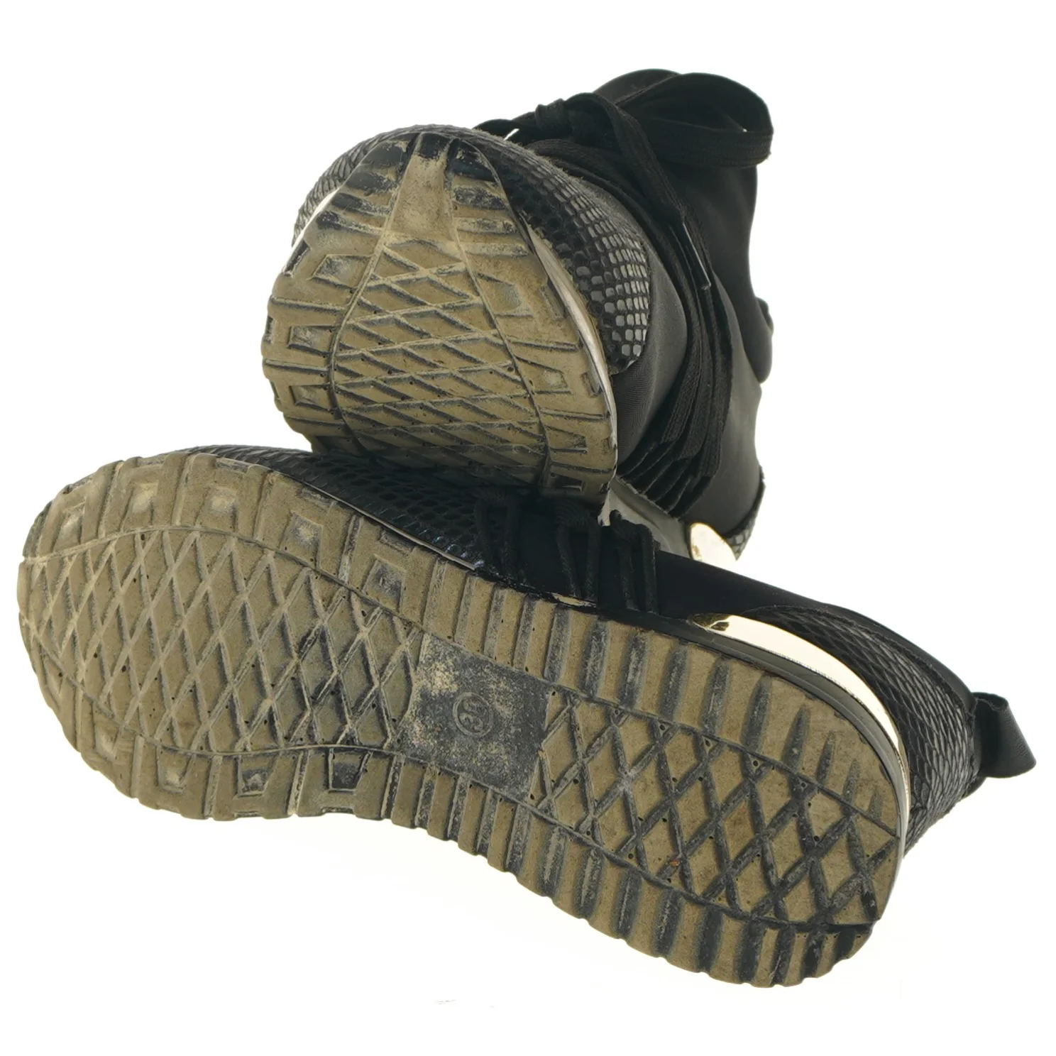 Sorte sneakers i størrelse 38 (str. 38 )